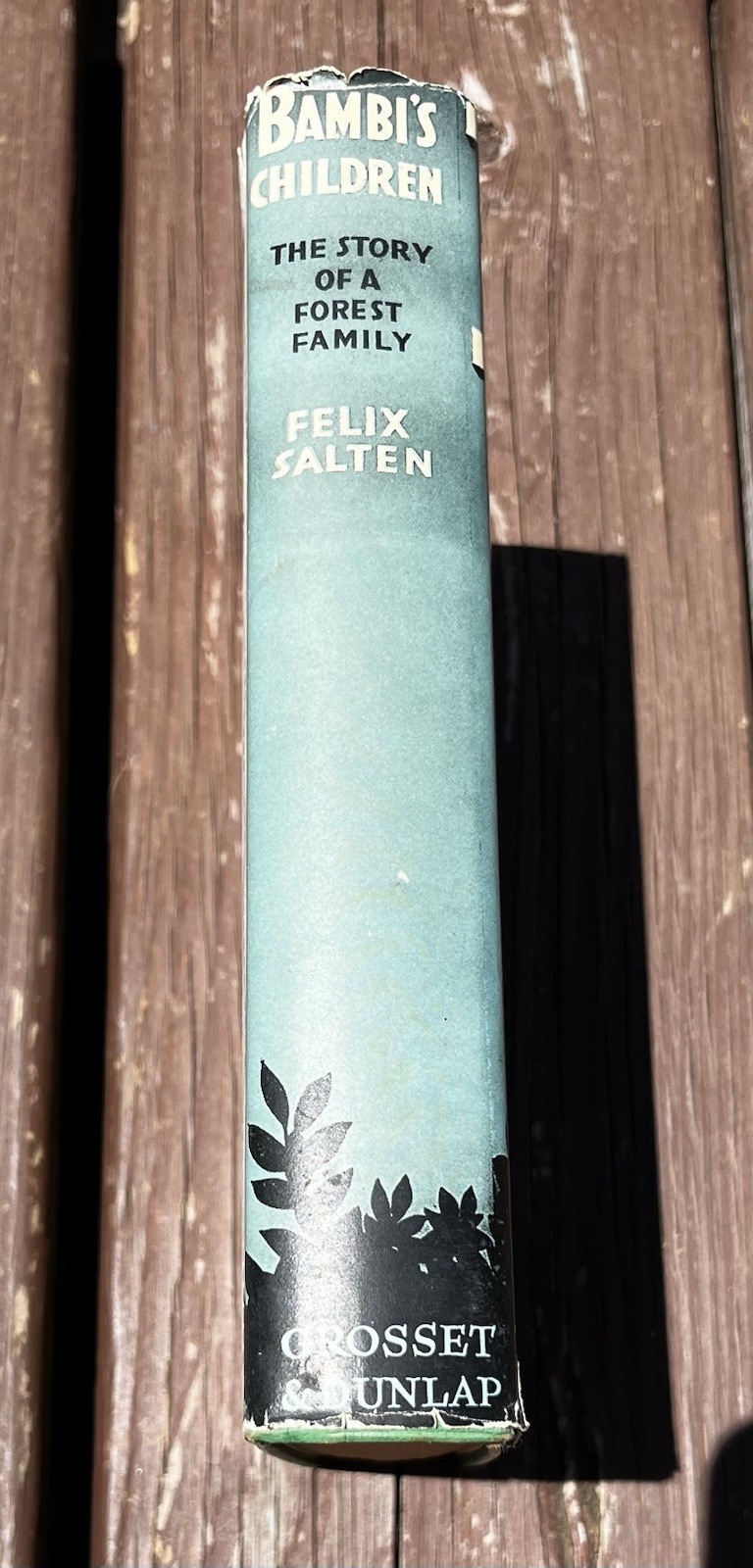 Vintage Bambi’s Children 1939 Book Felix Salten Grosset Dunlap Bobbs-Merrill HB