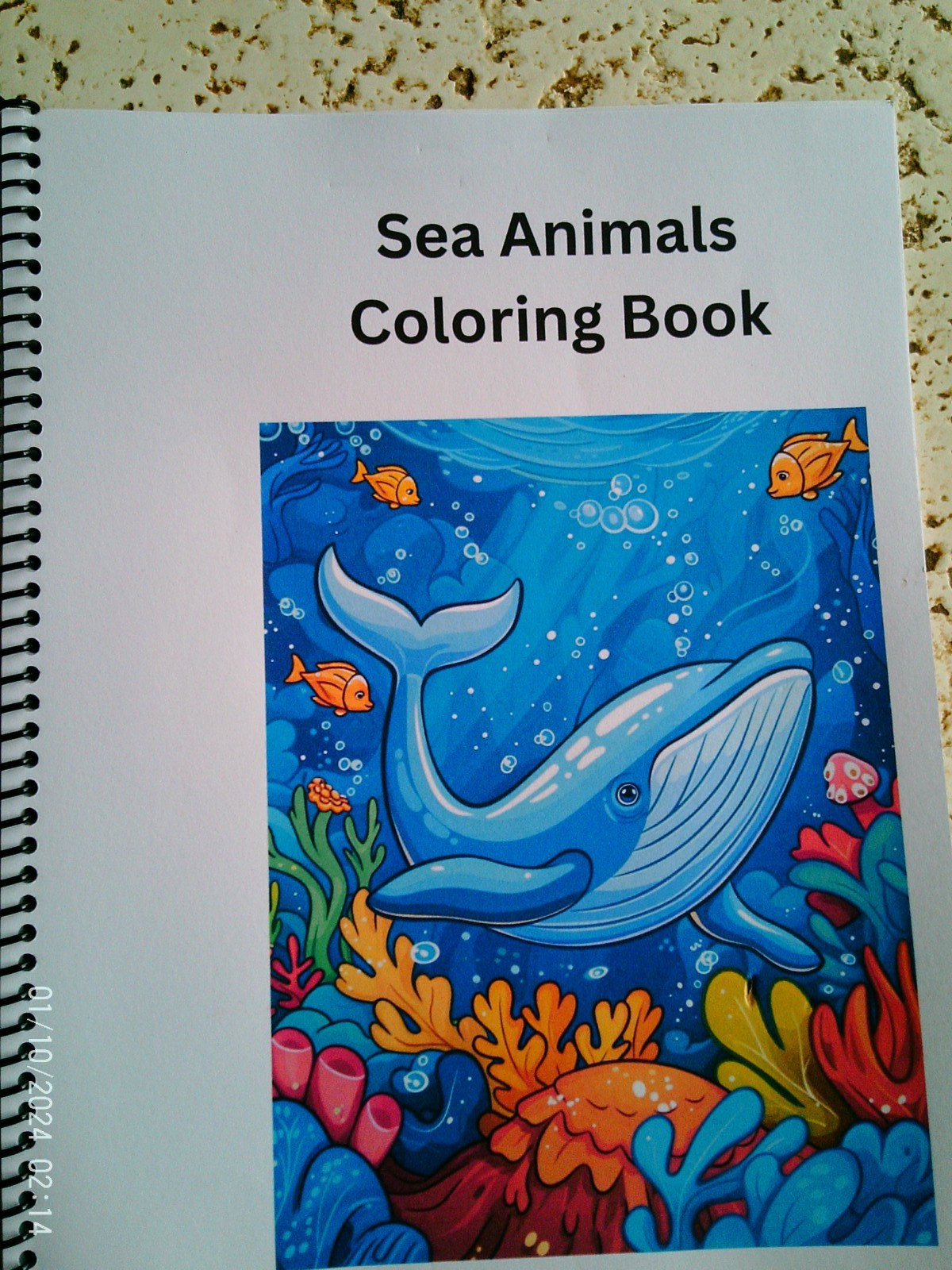 5. Sea Animals Coloring Book hours of fun for everyone