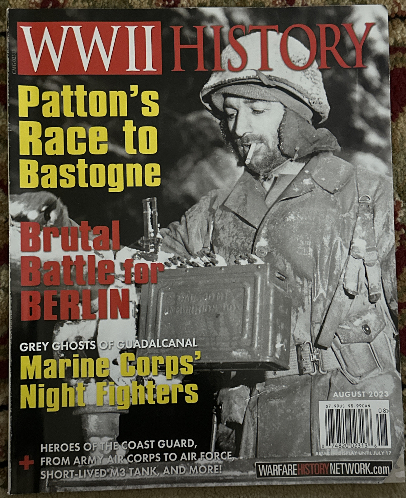 WW II HISTORY Magazine RACE TO BASTOGNE BRUTAL BATTLE FOR BERLIN AUG 2023