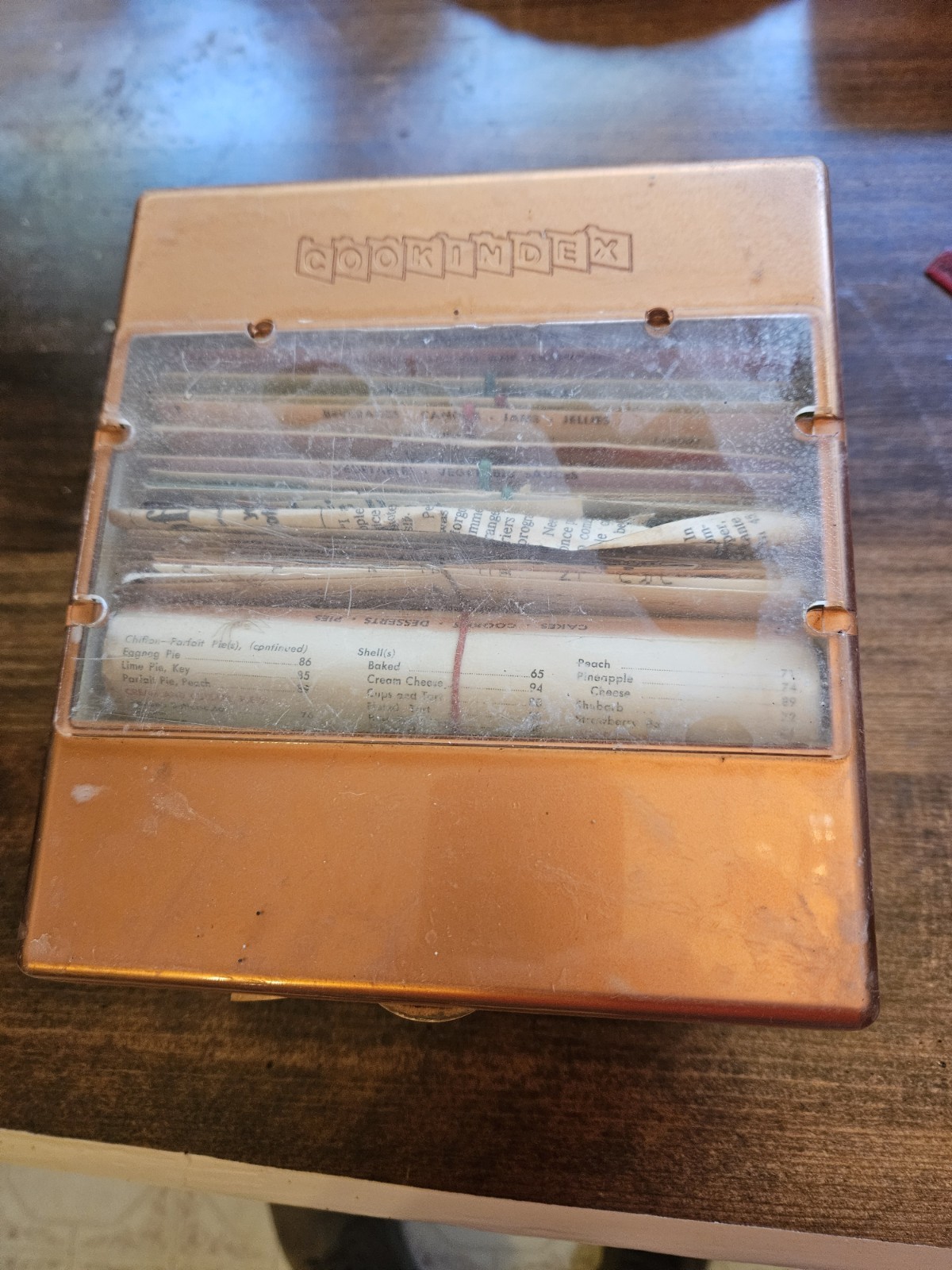 Cooking Index, retro recipe box, – pure vintage.