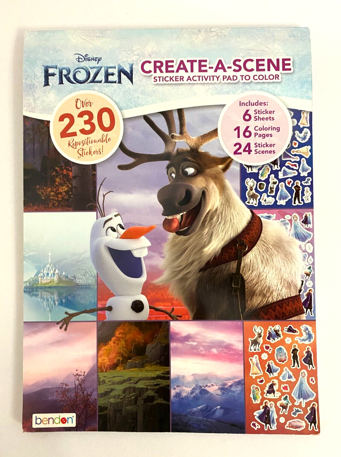 Bendon Frozen Create A Scene Sticker Activity Book (230 stickers)