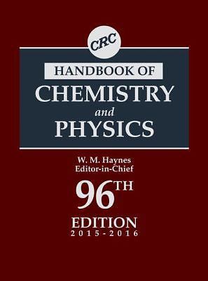 CRC Handbook of Chemistry and Physics, 96th Edition (CRC Handbook of Chemist…