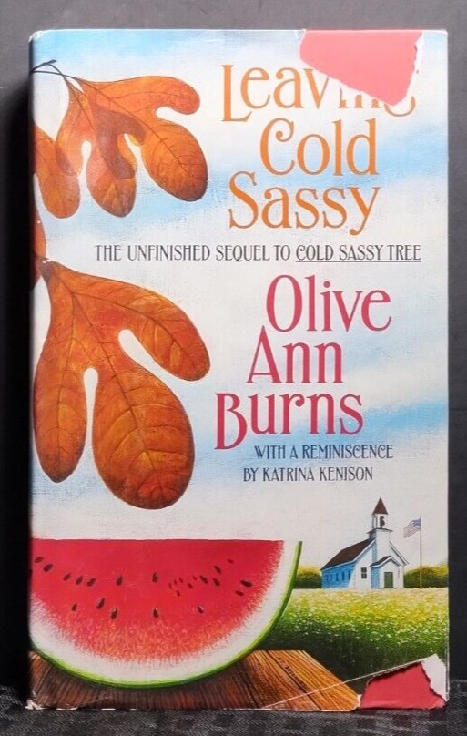 Leaving Cold Sassy Olive Ann Burns HB DJ Southern Fiction Literary Acceptable