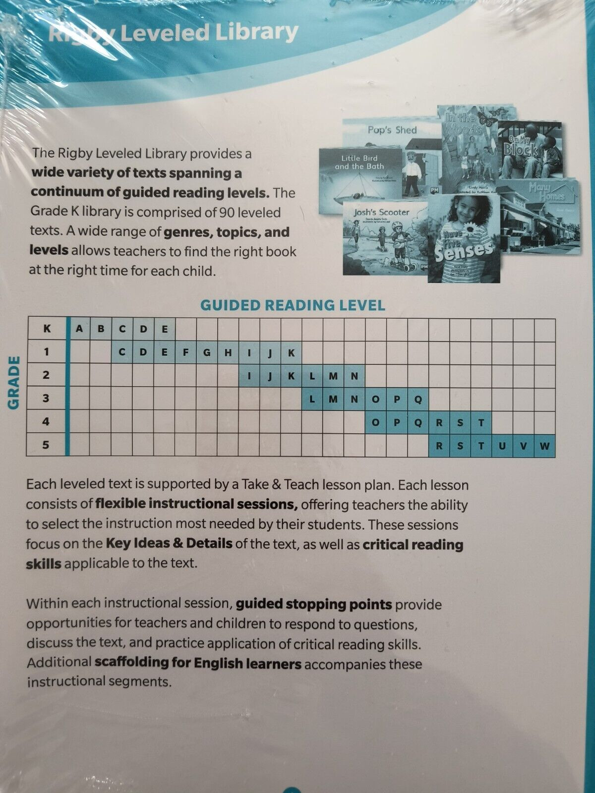 HMH Literacy Rigby PM Leveled Library Readers Grade 1 Levels C-K Into Reading