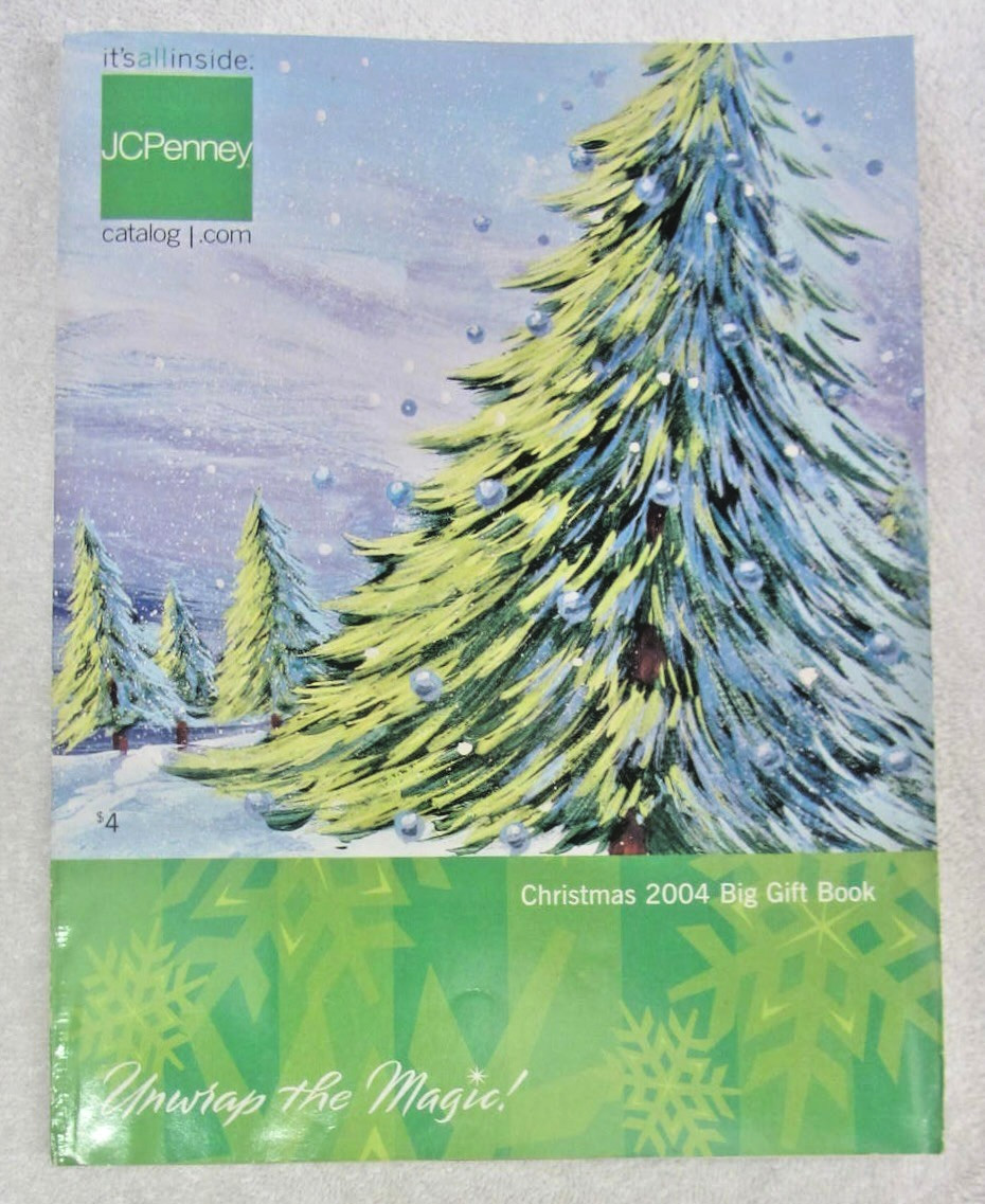 Vtg JC PENNEY Christmas 2004 Big Gift WISH BOOK Catalog Toys Home Gifts 495 Page