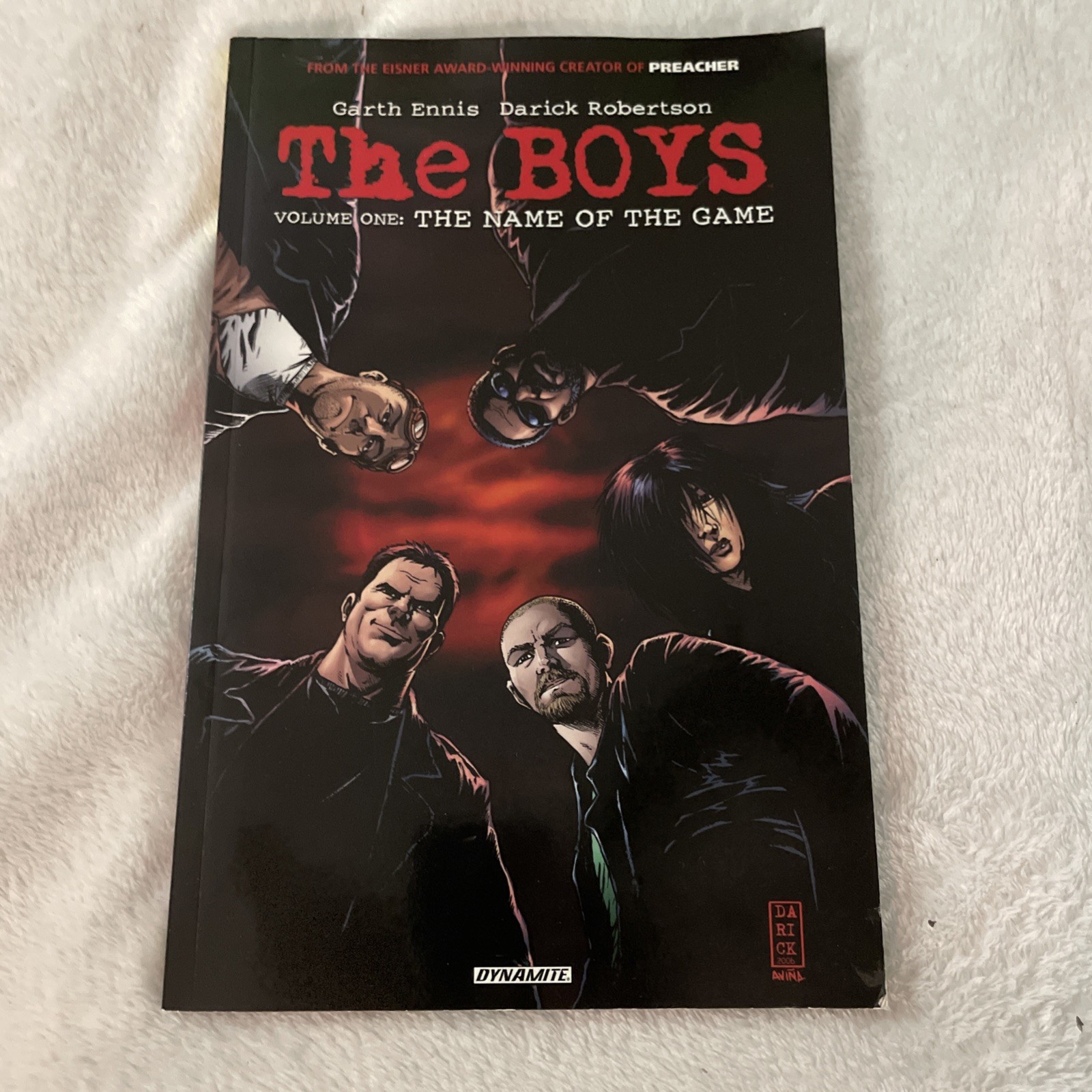 The Boys Vol. 1: The Name of the Game (Dynamite Comics) Paperback – NICE COPY!