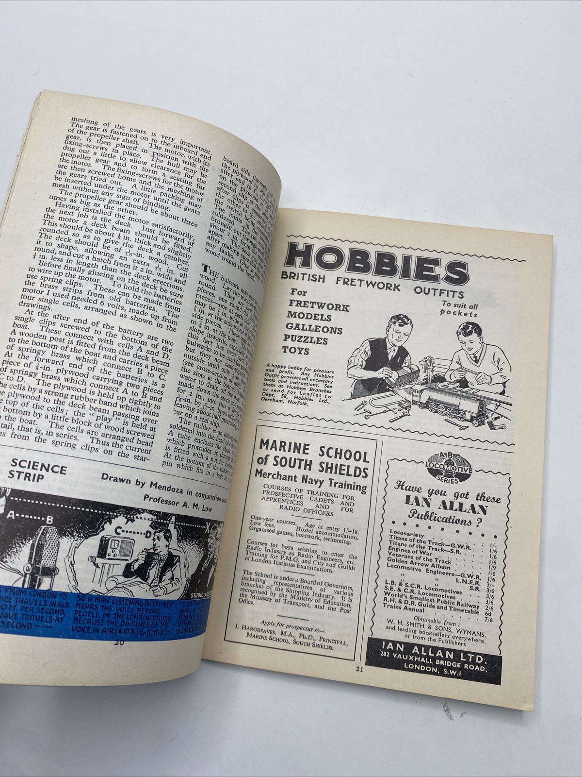 BOY’S OWN PAPER – NOV 1947 / Vol 70 no.2 – Vintage Articles, Features & Adverts