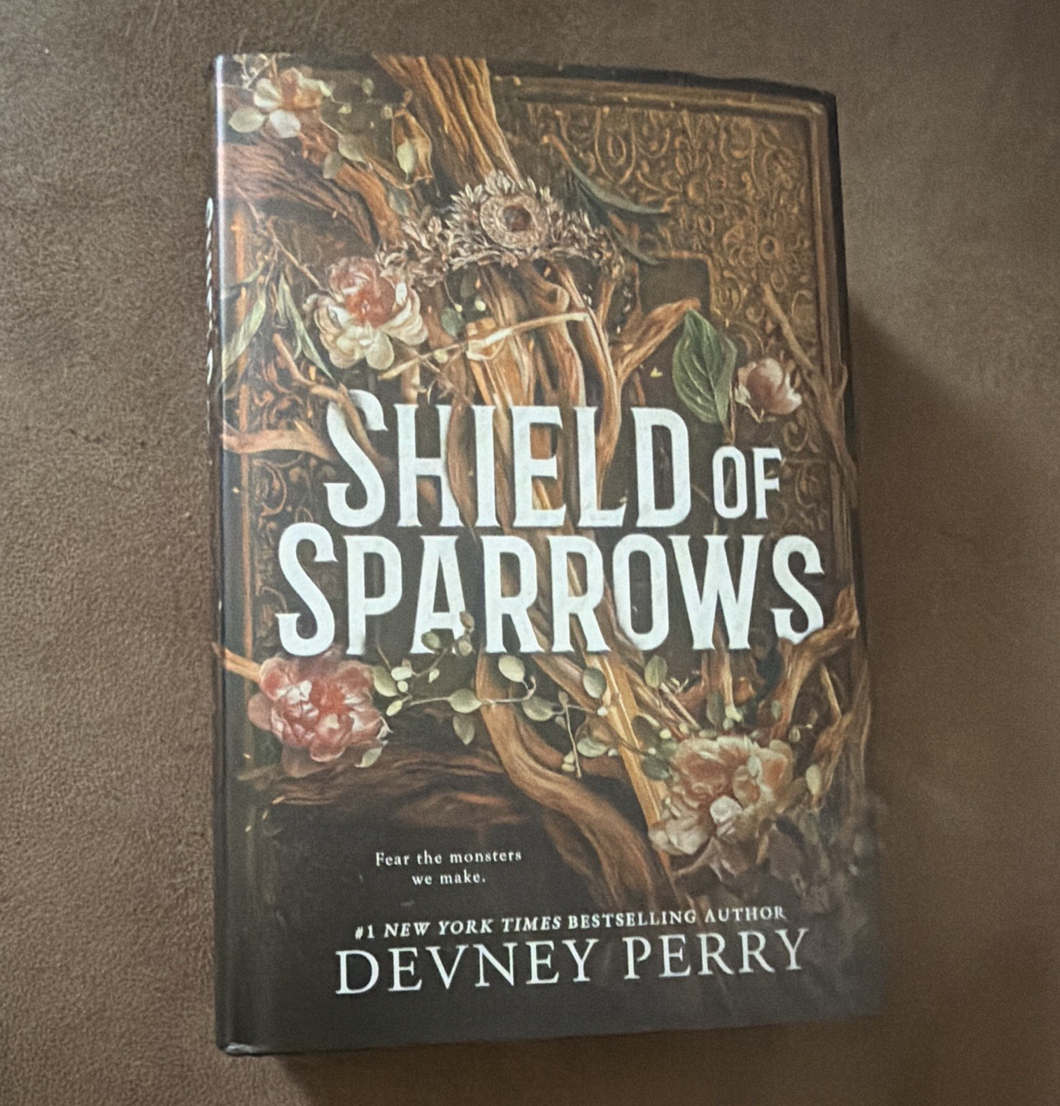 Devney Perry Shield of Sparrows Hardcover First Edition Entangled 2025 Juho Choi