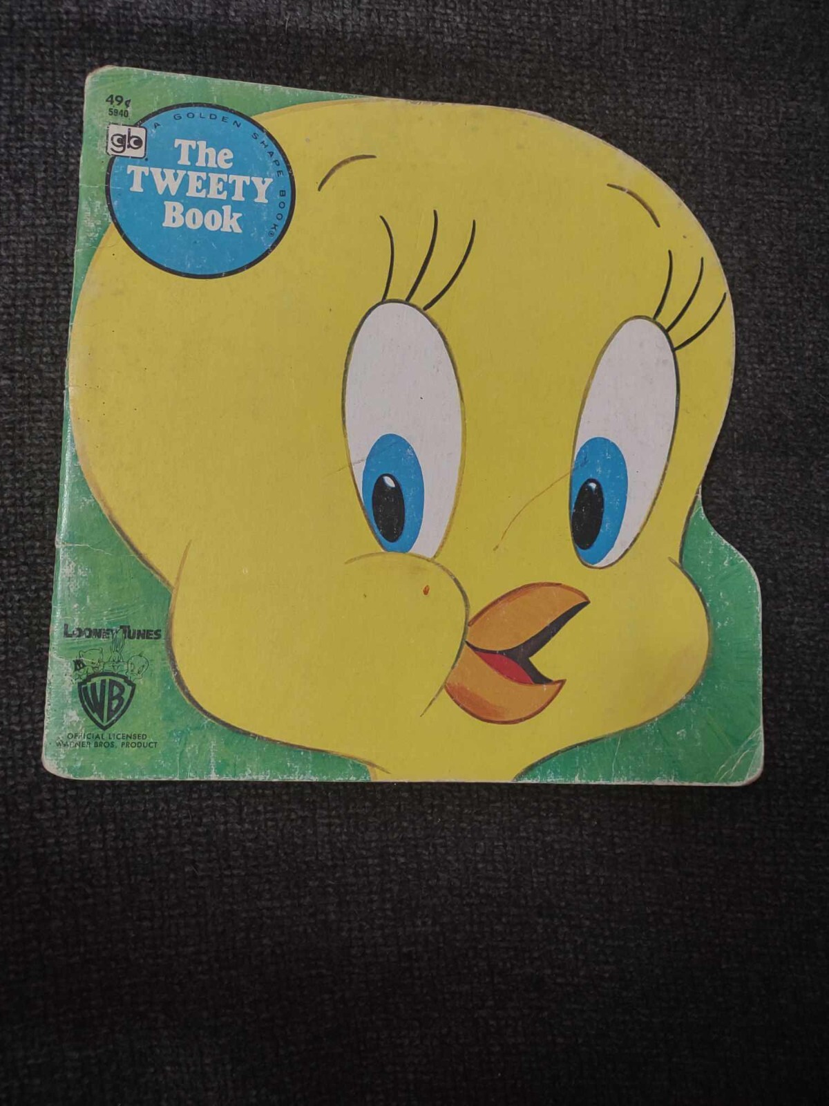 Golden Shape Book The Tweety Book Looney Tunes Warner Bros. 1976