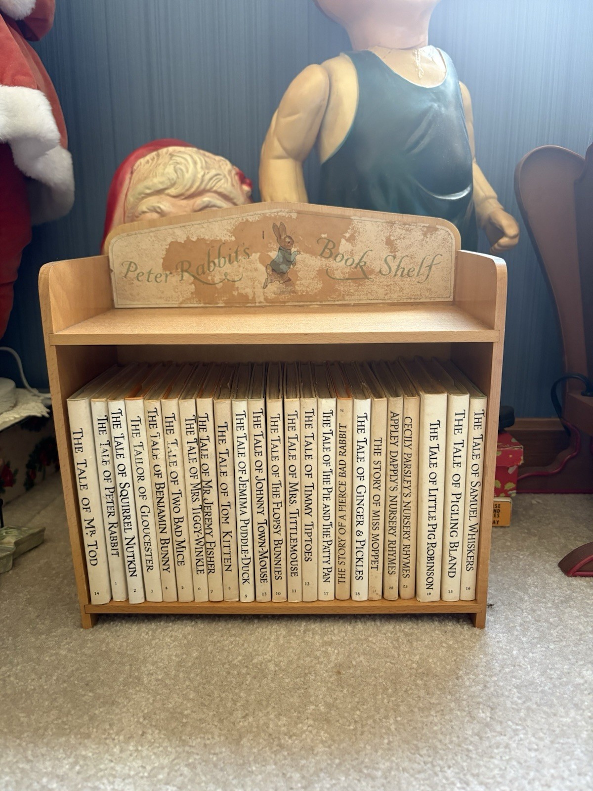 Vintage Peter Rabbits Book Shelf 1970s 23 Books Read
