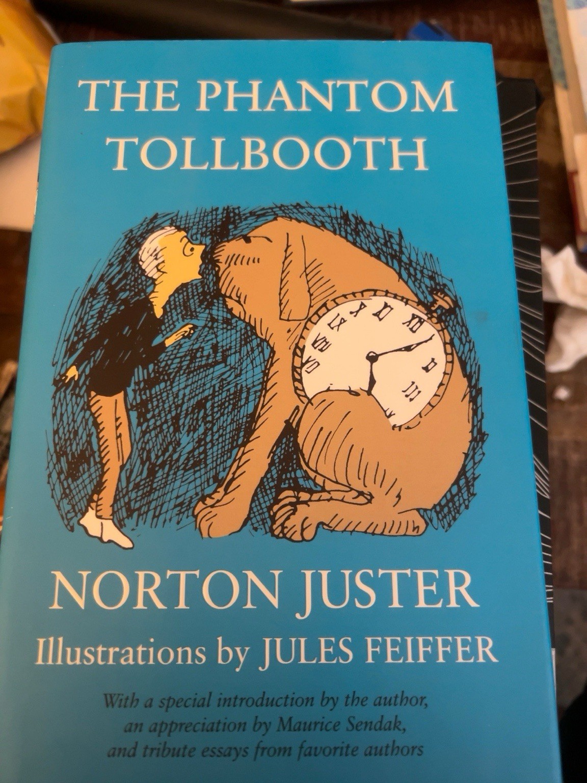 Signed Norton Juster The Phantom Tollbooth 2015 HC Jules Feiffer Autographed