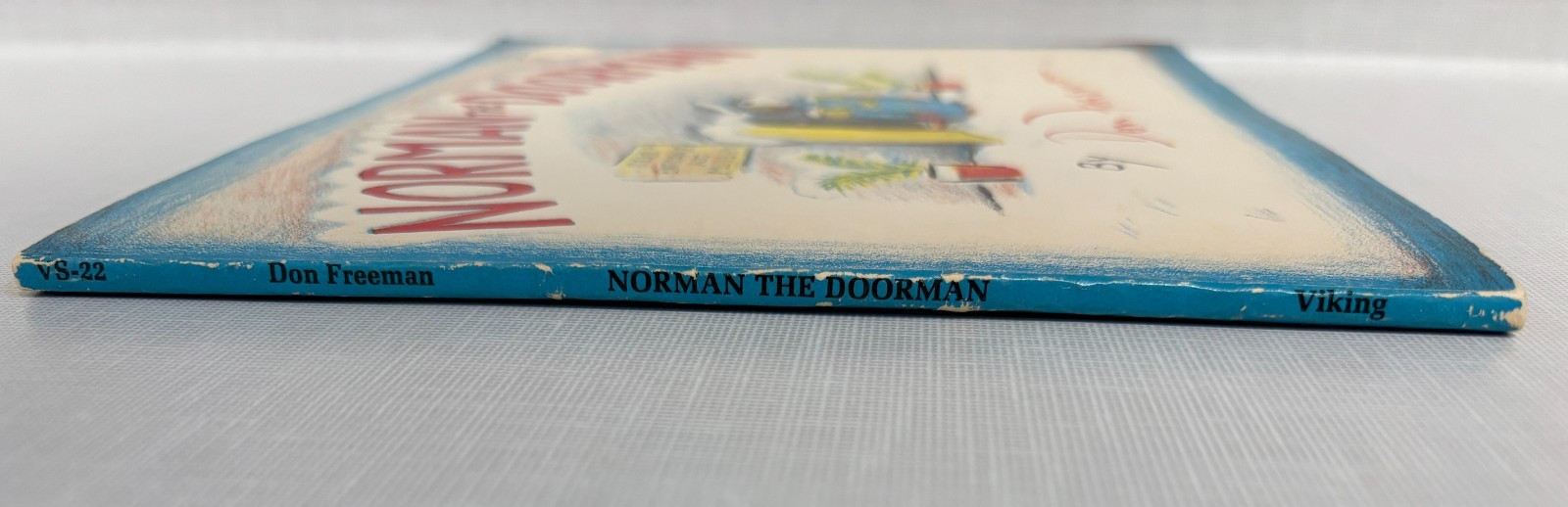Norman The Doorman Don Freeman SIGNED drawing gifted mouse doorman VG 69 trd pbk
