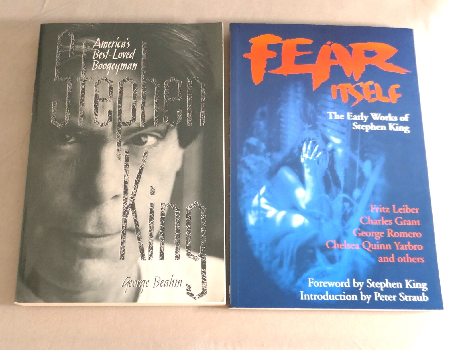 Stephen King – Fear Itself Underwood Miller & Stephen King by George Beahm 2 Bks