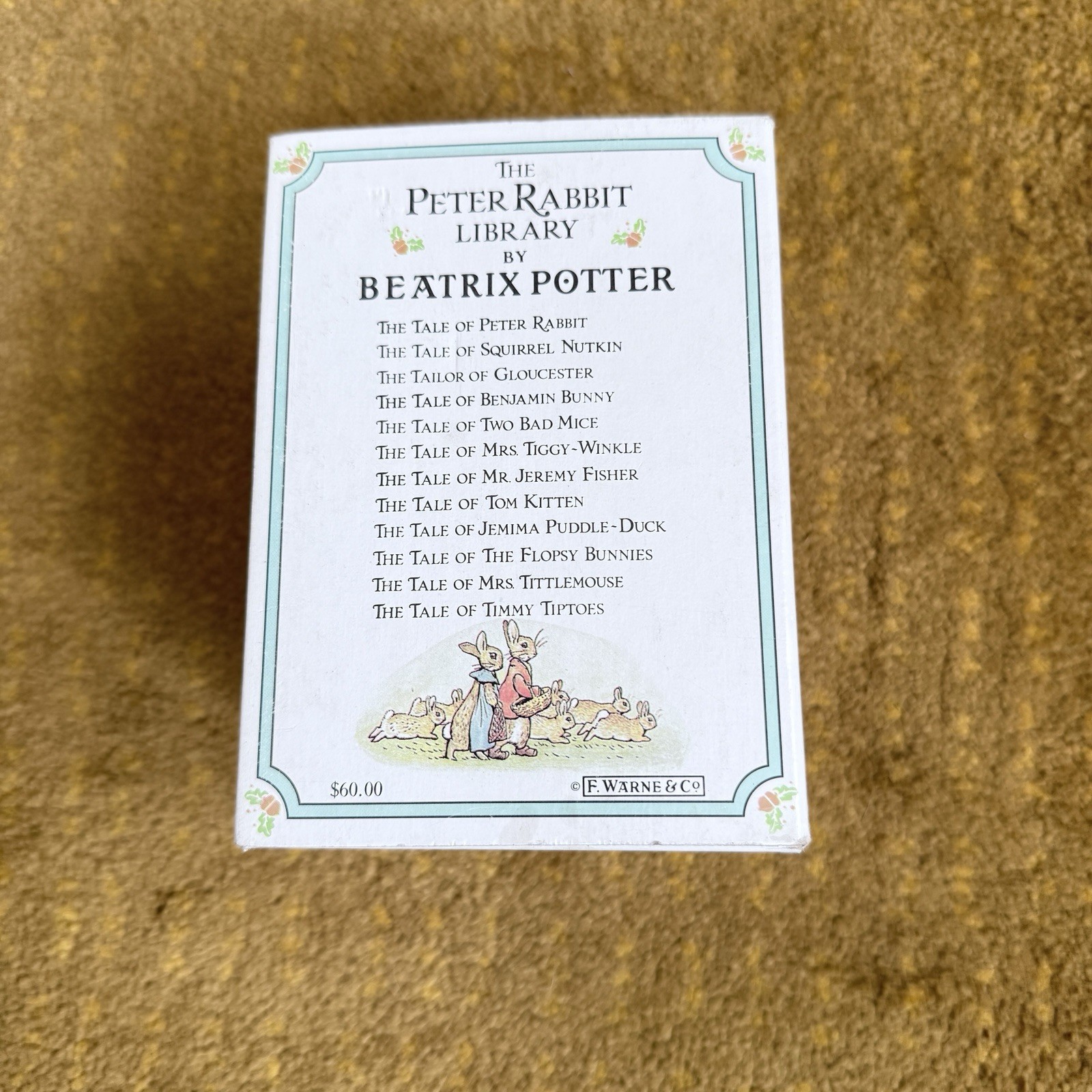 The Peter Rabbit Library by Beatrix Potter 12 Books Boxed Set 1988 illustrated