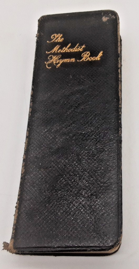 The Methodist Hymn-Book 1933 miniature Hardback, 13.5 x 5 cm, gold edges