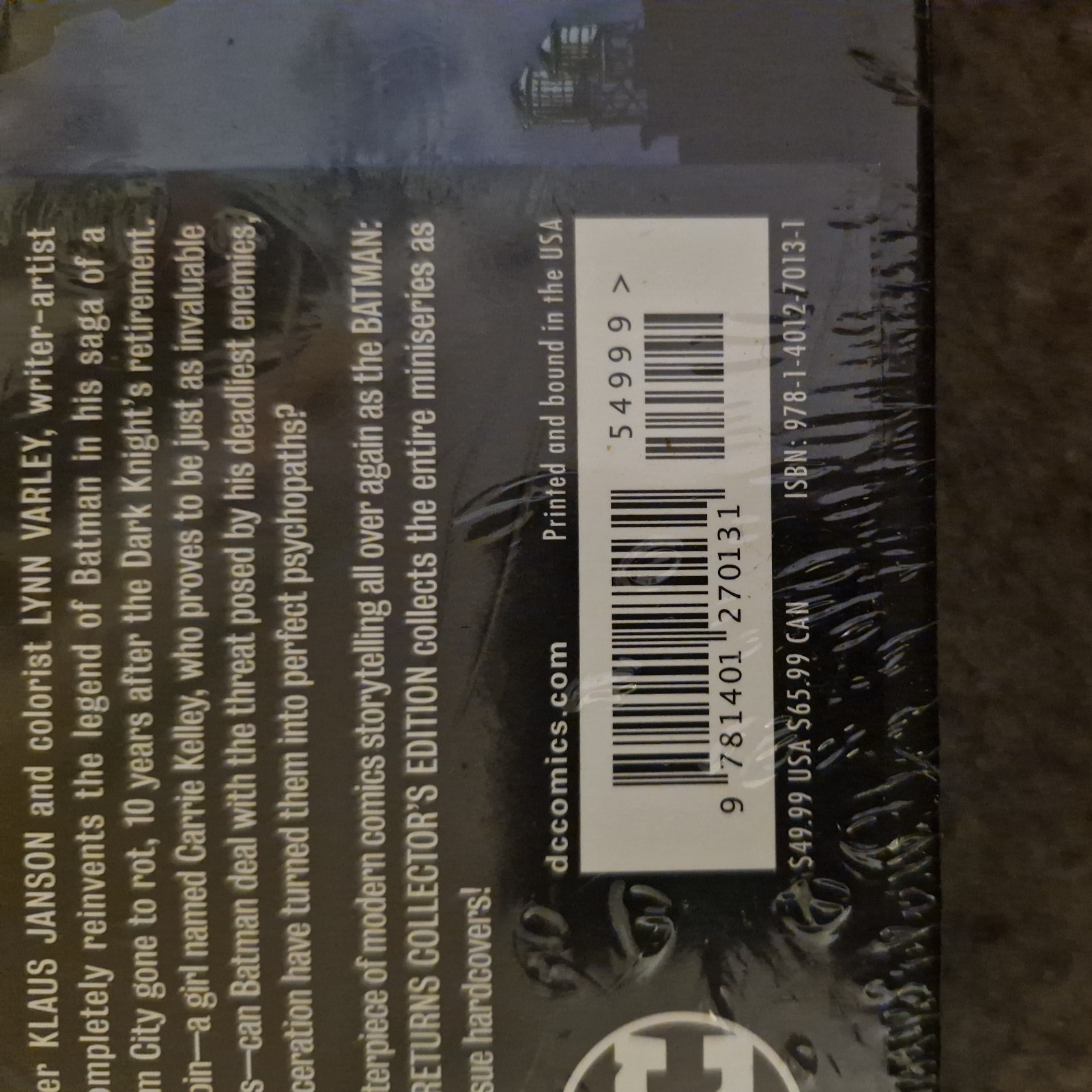Batman The Dark Knight Returns Collector’s Edition Box Set Frank Miller HC DC