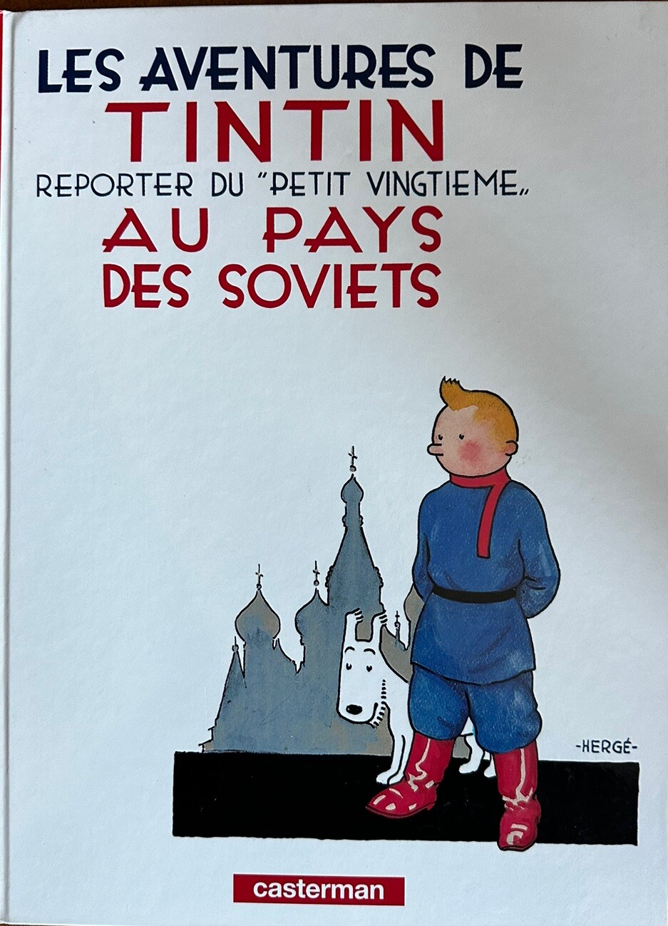 Tintin Hergé Tintin Au Pays Des Soviets Casterman Facsimile B&W