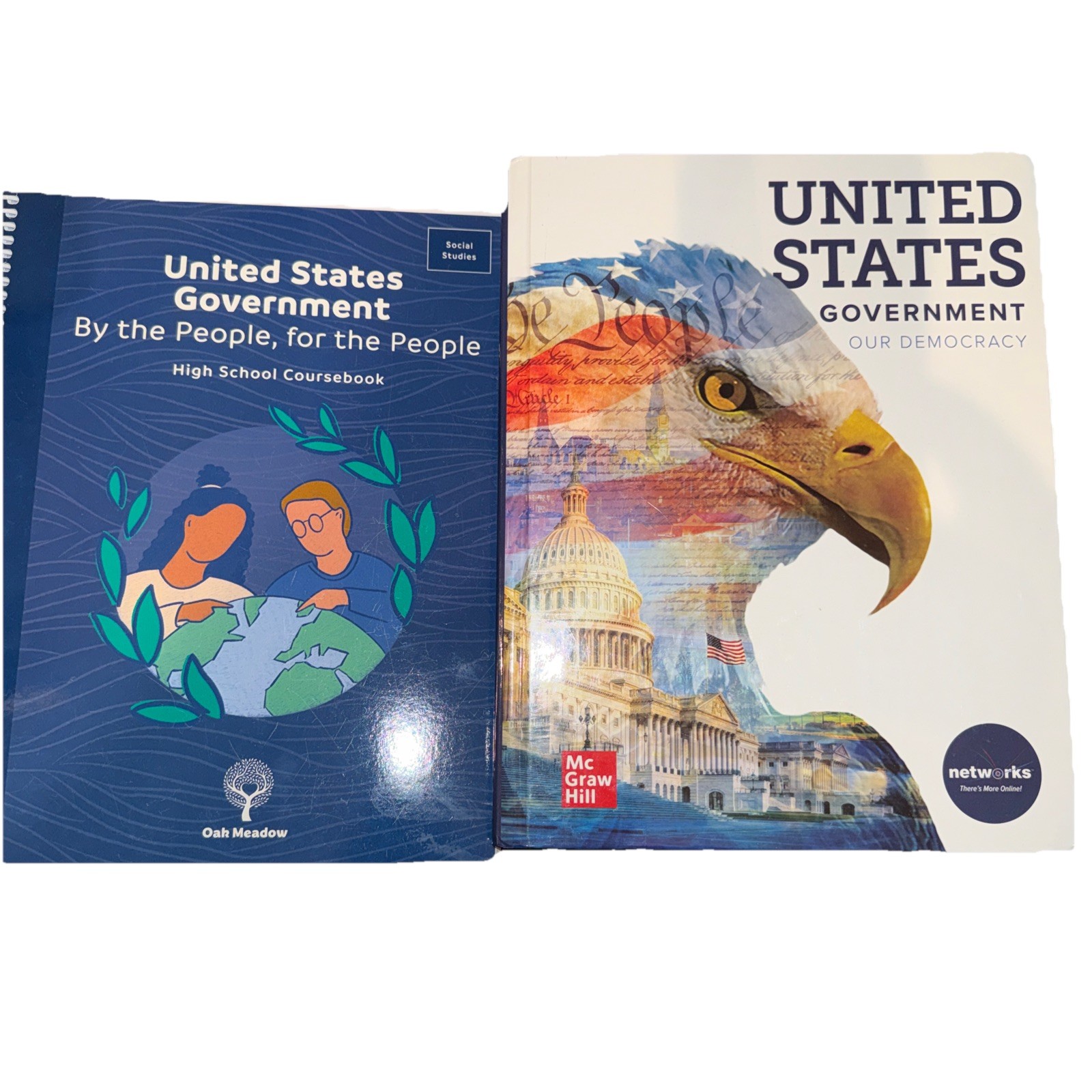 Oak Meadow United States Government Coursebook And textbook Set Of 2