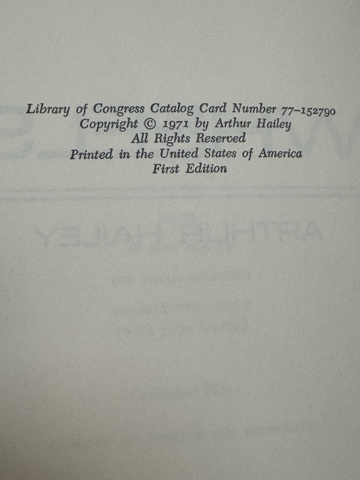 Wheels by Arthur Hailey SIGNED First Edition w/ DJ