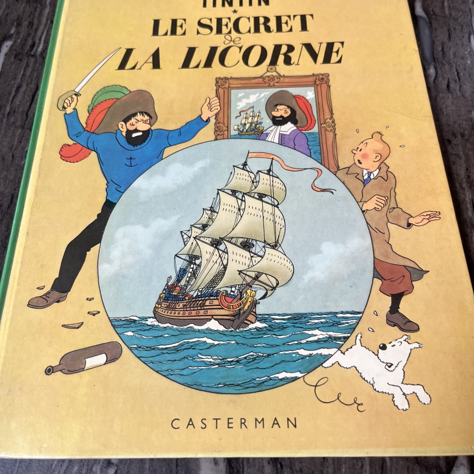 Vintage HERGE TINTIN Le Secret De La Licorne 1966 HARDCOVER French Book