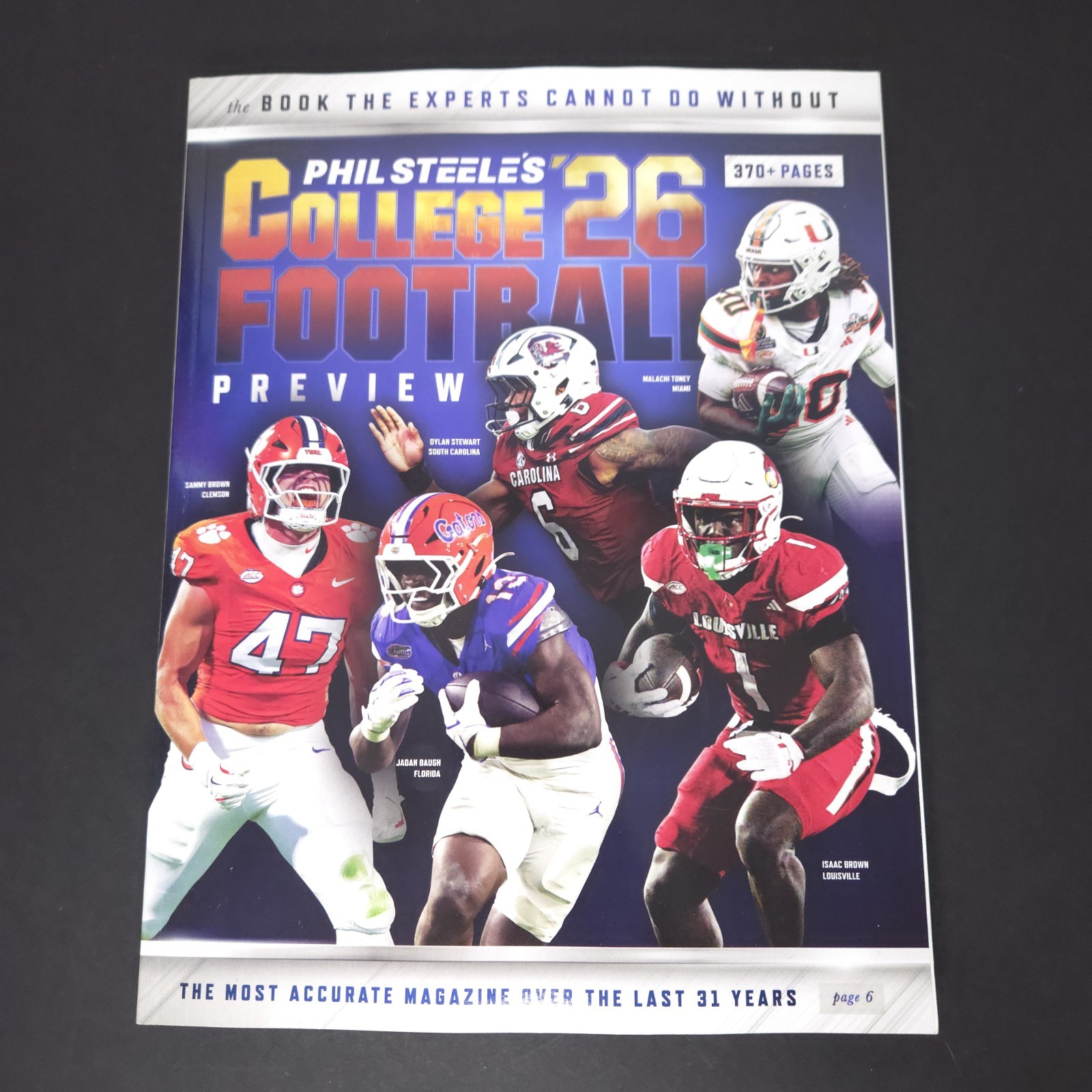 2026 Phil Steele’s College Football Preview Magazine Brand New