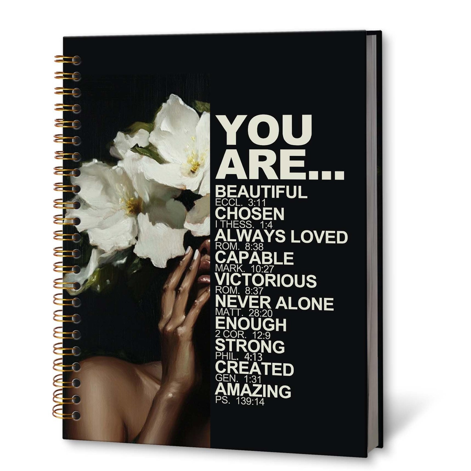 Inspirational black girl Notebook Journal 5.5×8.3in, black girl Affirmations …