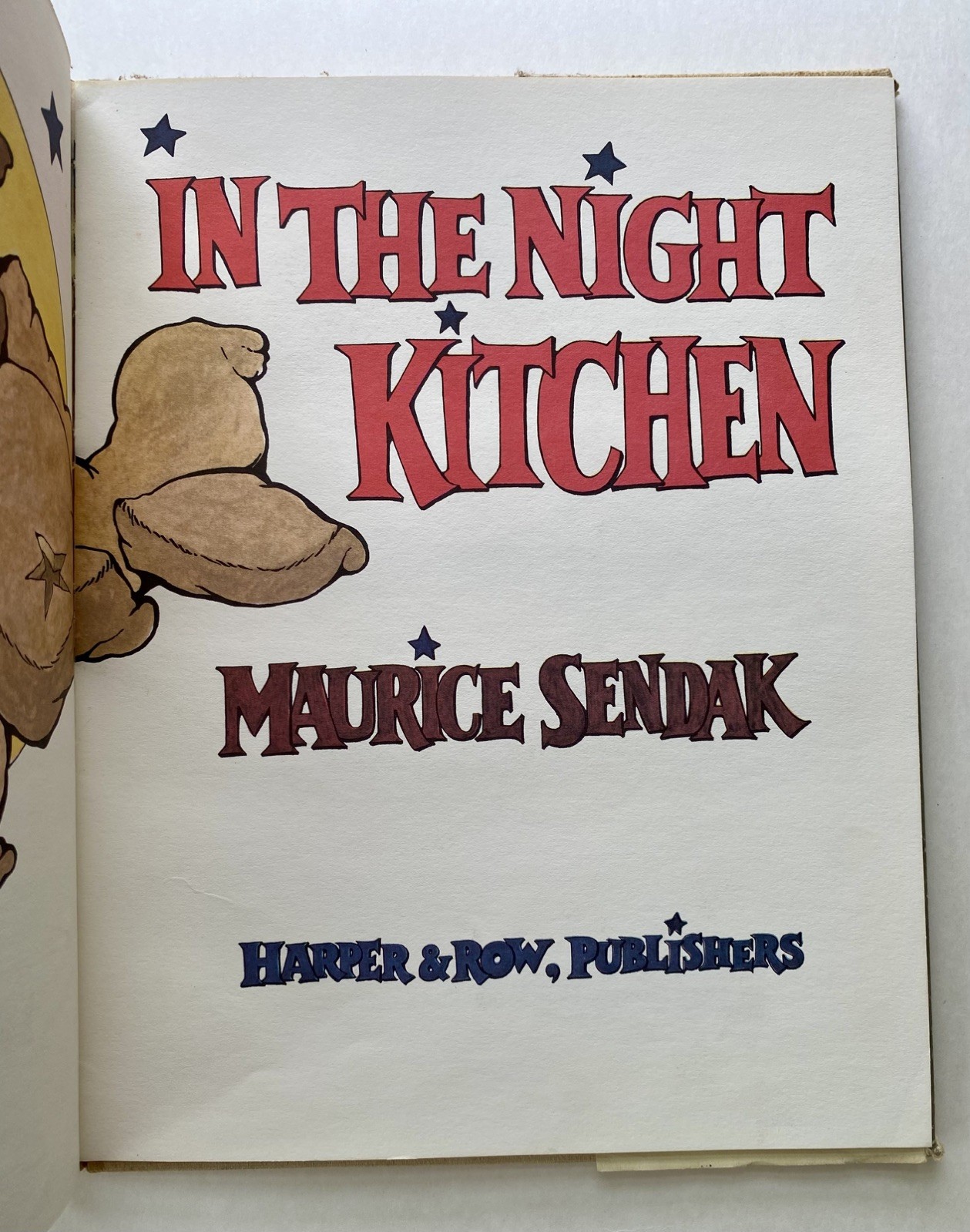 In The Night Kitchen ~ Maurice Sendak 1970 ~ True First 1/1 with Dust Jacket