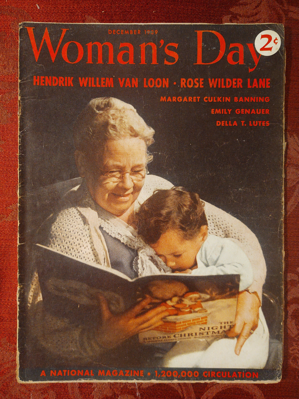 RARE WOMANs DAY December 1939 Rose Wilder Lane Hendrik Willem Van Loon