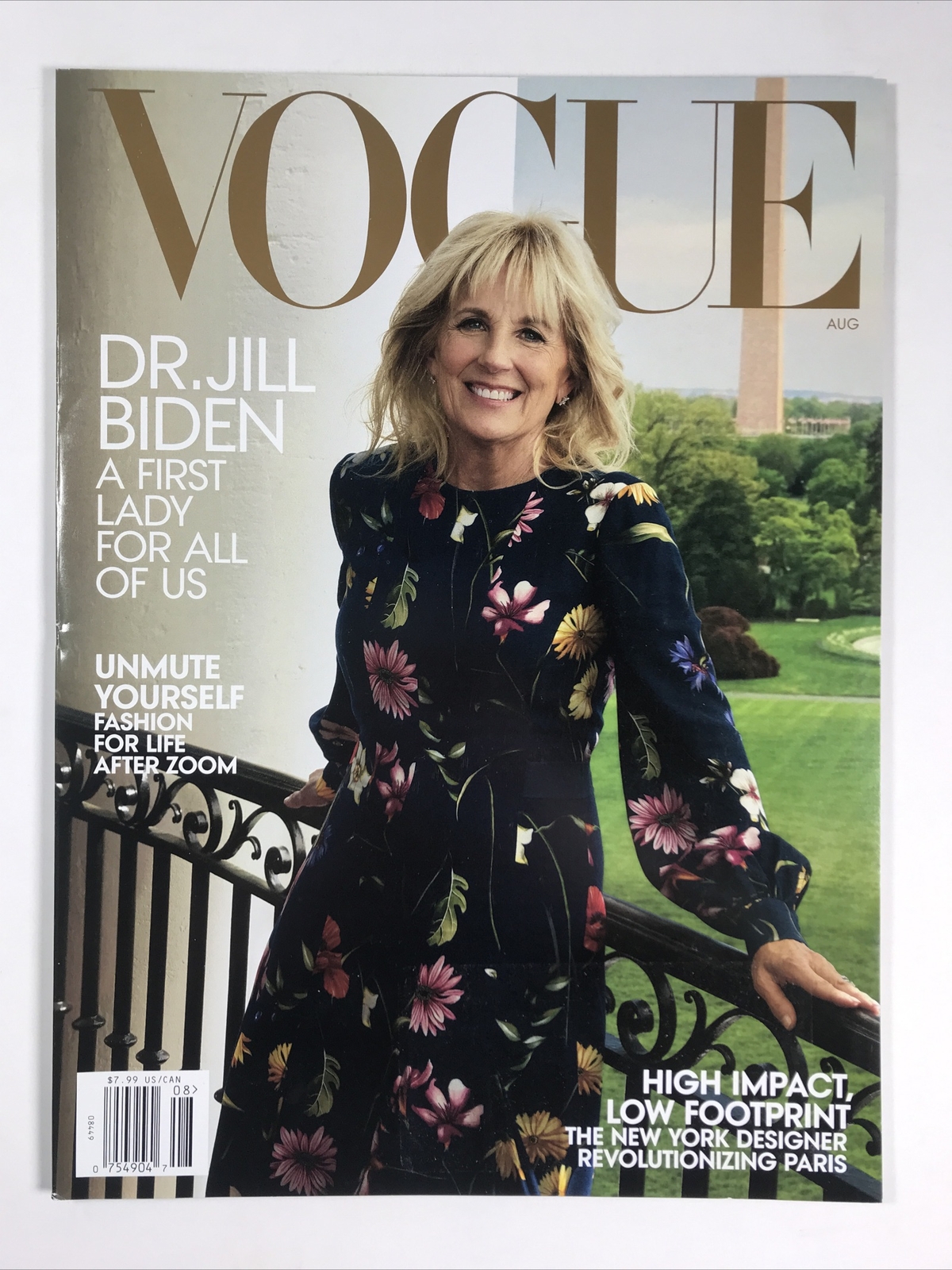 Vogue Magazine August 2021 US American Edition No label-Dr. Jill Biden