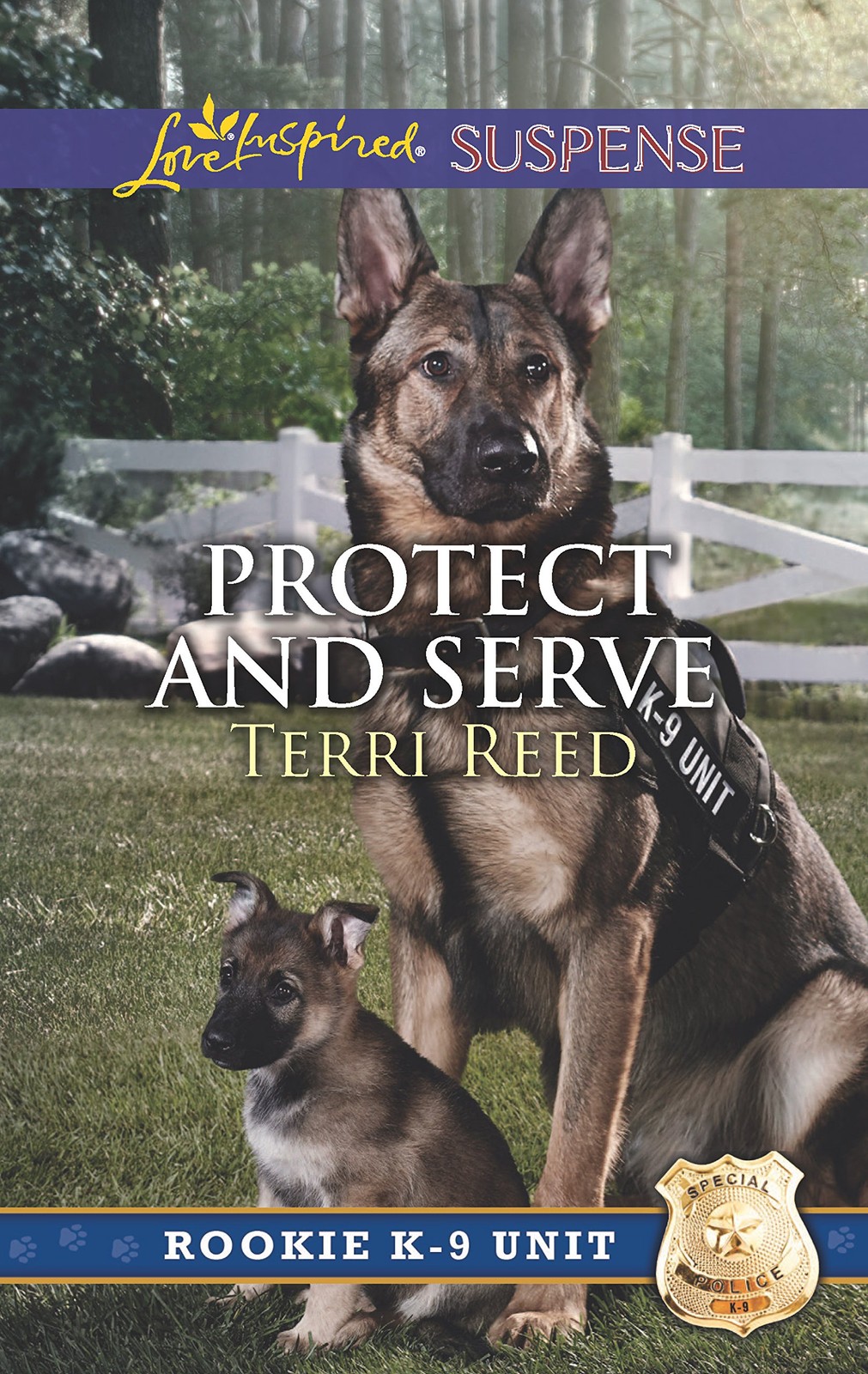 Protect and Serve (Rookie K-9 Unit) – mass market paperback Reed, Terri