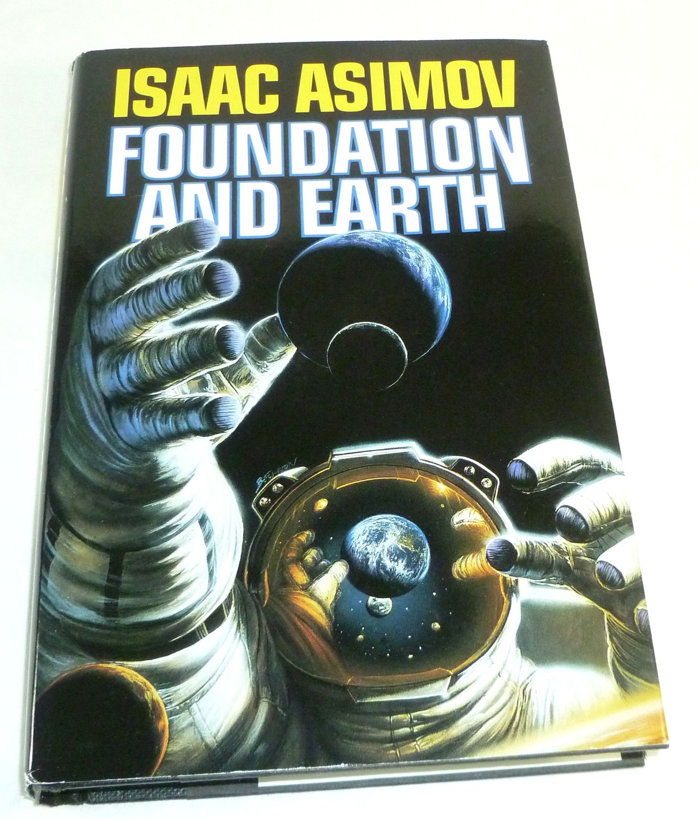 Isaac Asimov – Foundation and Earth (1986) Doubleday Hardcover – Bob Eggleton