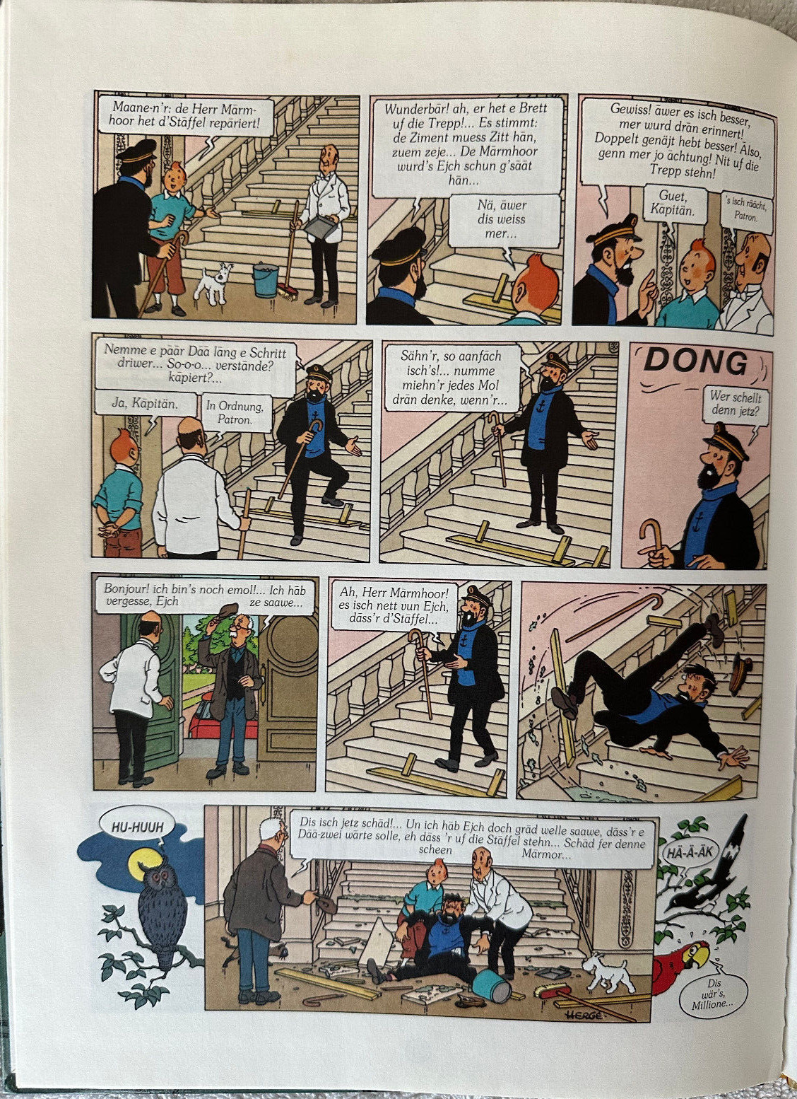 TINTIN Hergé De Tintin un de Milou De Castafiore Ihre Schmuck EO Alsatian
