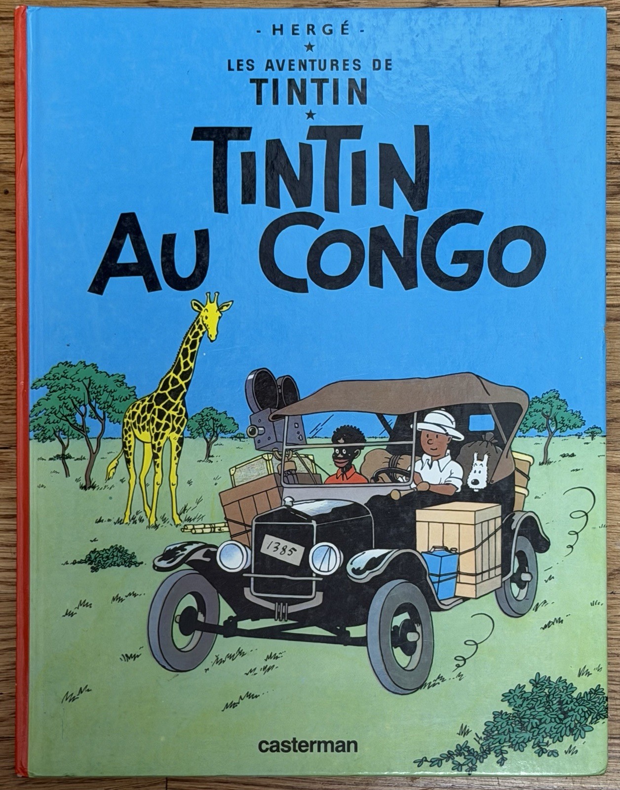 Herge Tintin Au Congo French Hardcover Casterman 1994 Comic Album HC BD Belgium