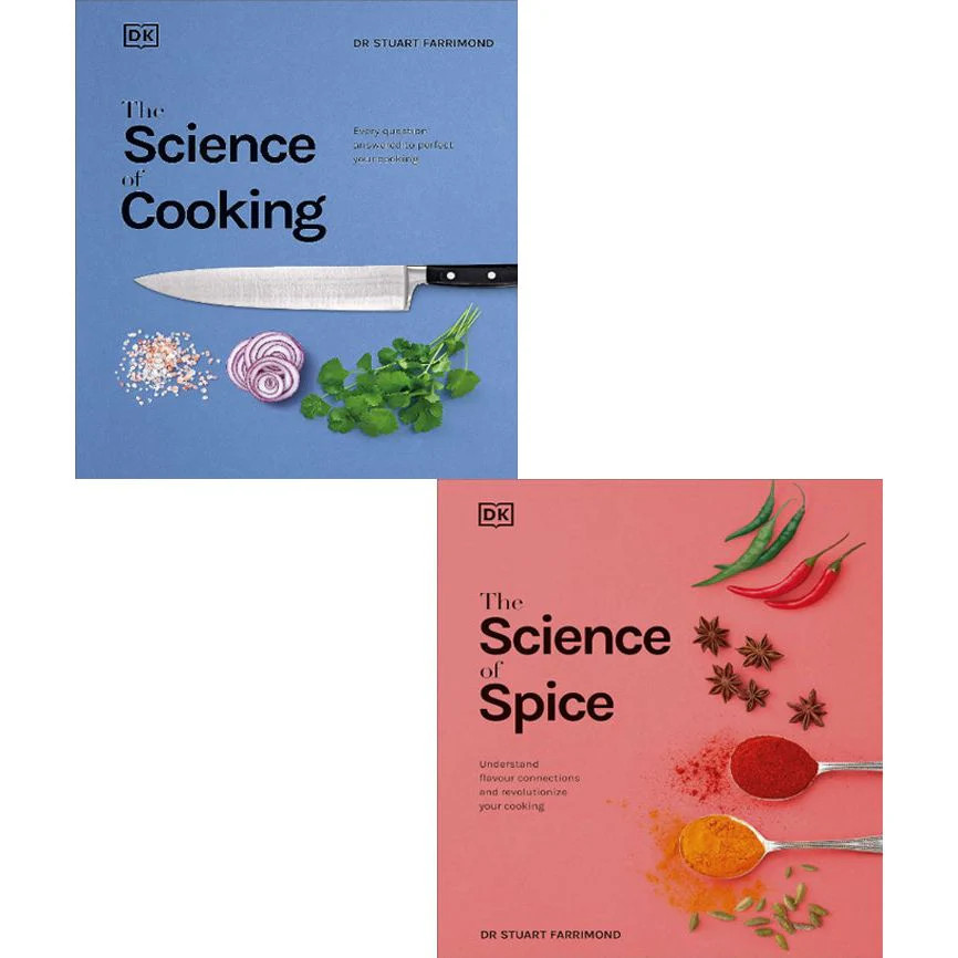 The Science of Cooking and The Science of Spice 2 Books Collection Set by Dr.Stu