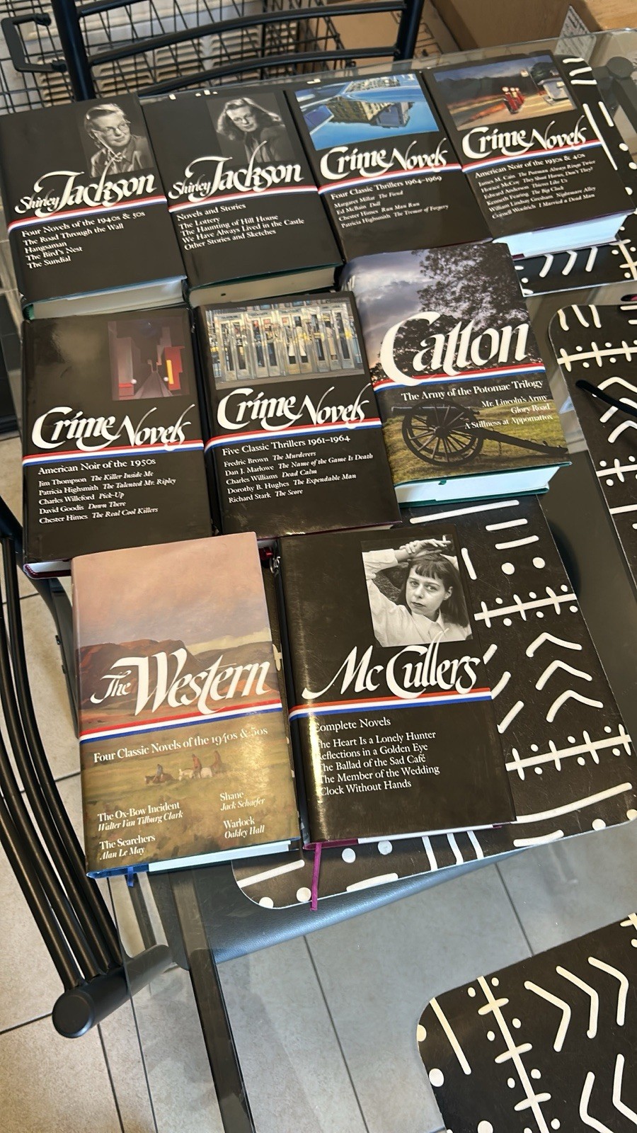 Library of America Hardcover Book Lot (9 Volumes) – Crime Noir, Shirley Jackson,