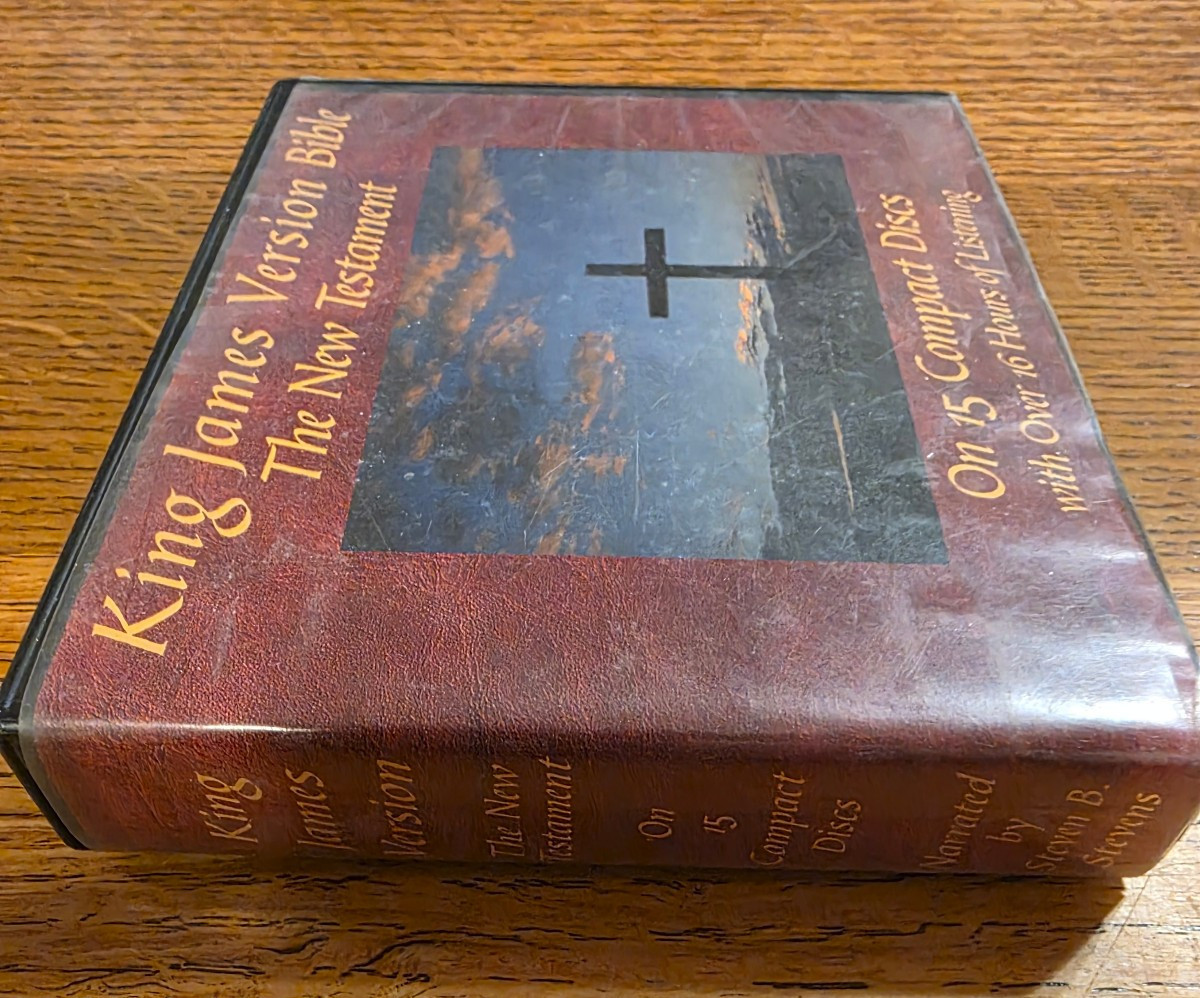 King James Version Bible New Testament 15 CD Set 16 Hours Steven Stevens