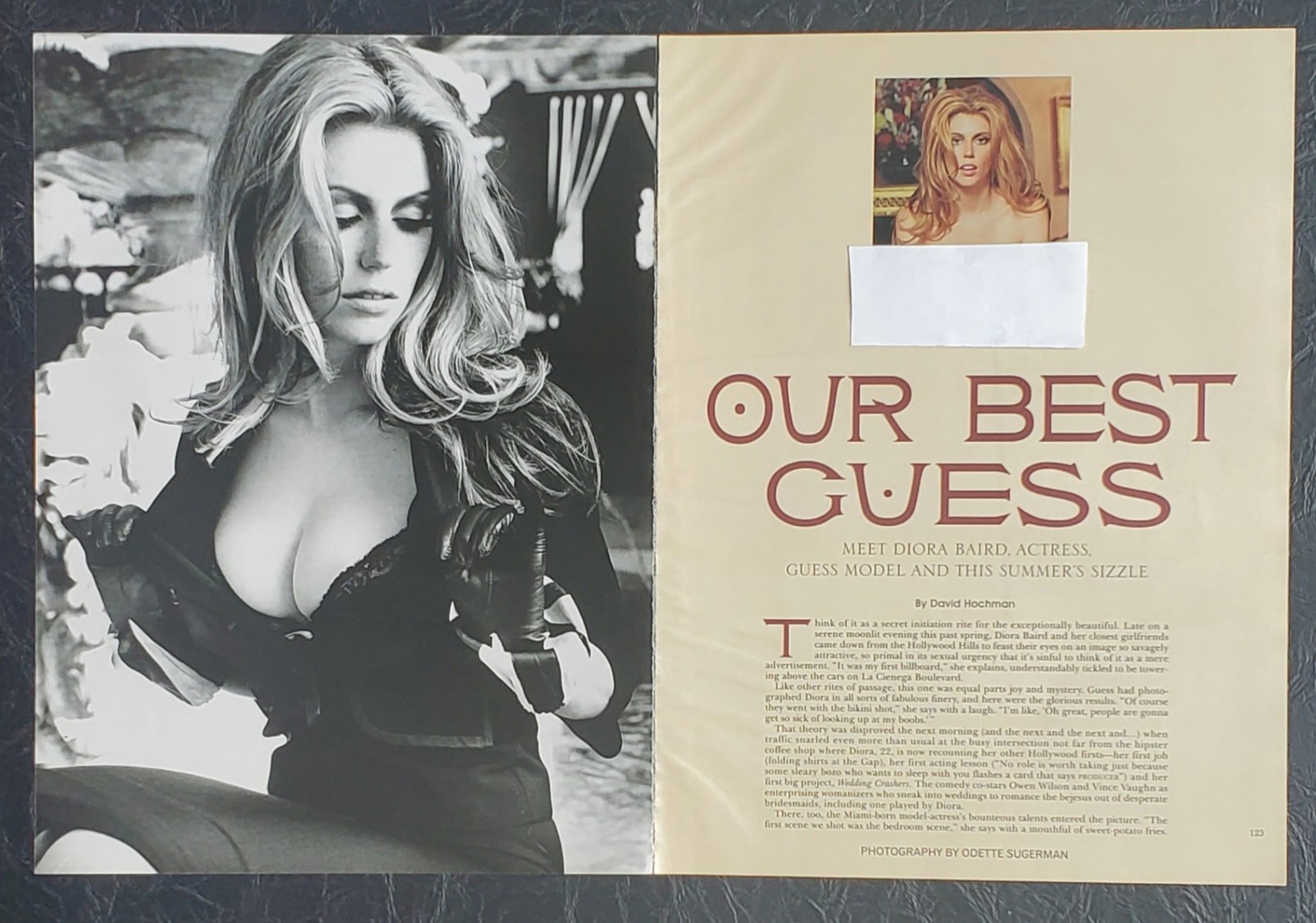 Playboy PICTORIAL ONLY – Guess Model DIORA BAIRD August, 2005 10 pages