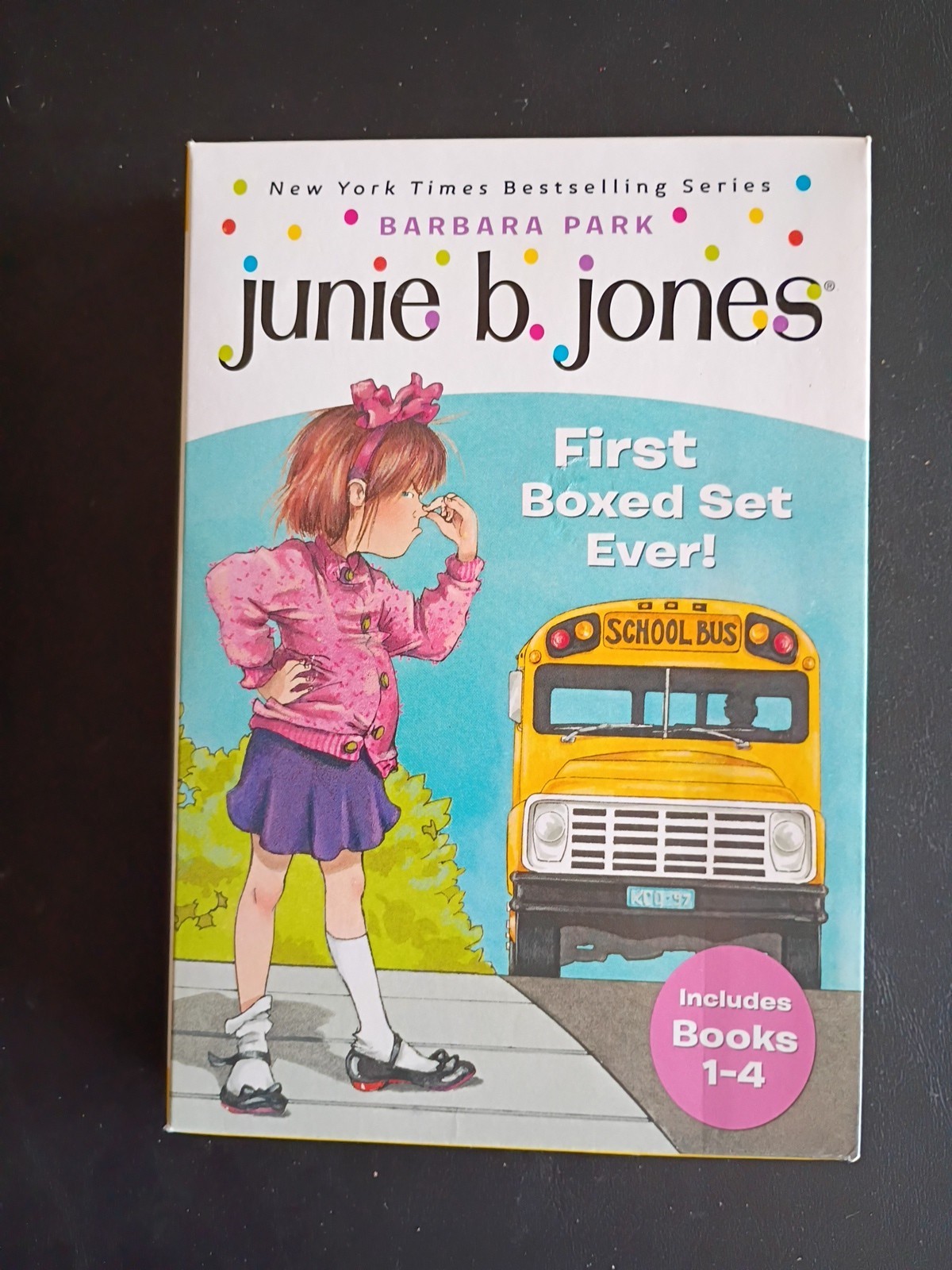 Junie B. Jones First Boxed Set Ever! : Books 1-4 by Barbara Park (2001, Box…