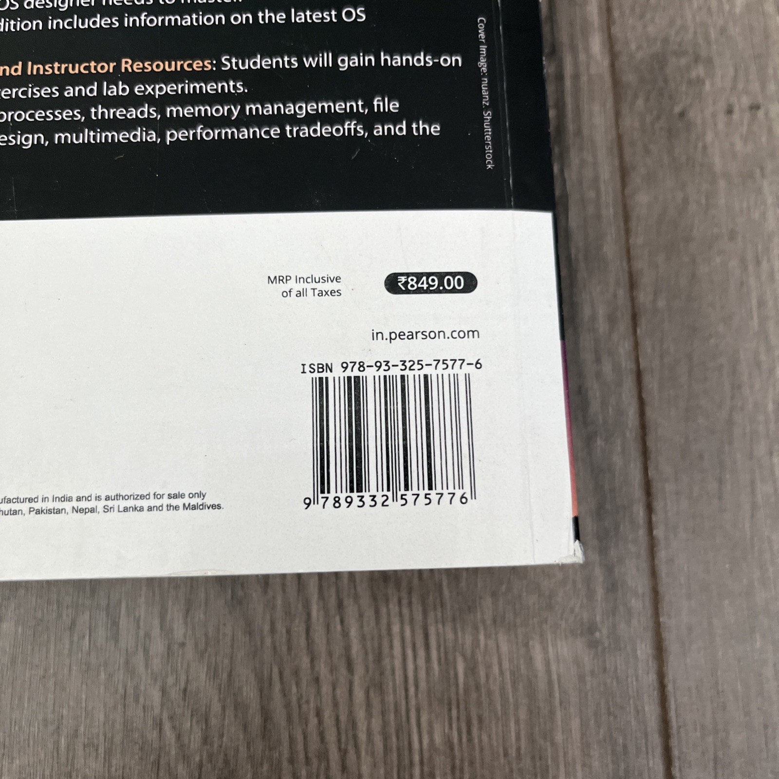 Modern Operating Systems – paperback Andrew S Tanenbaum
