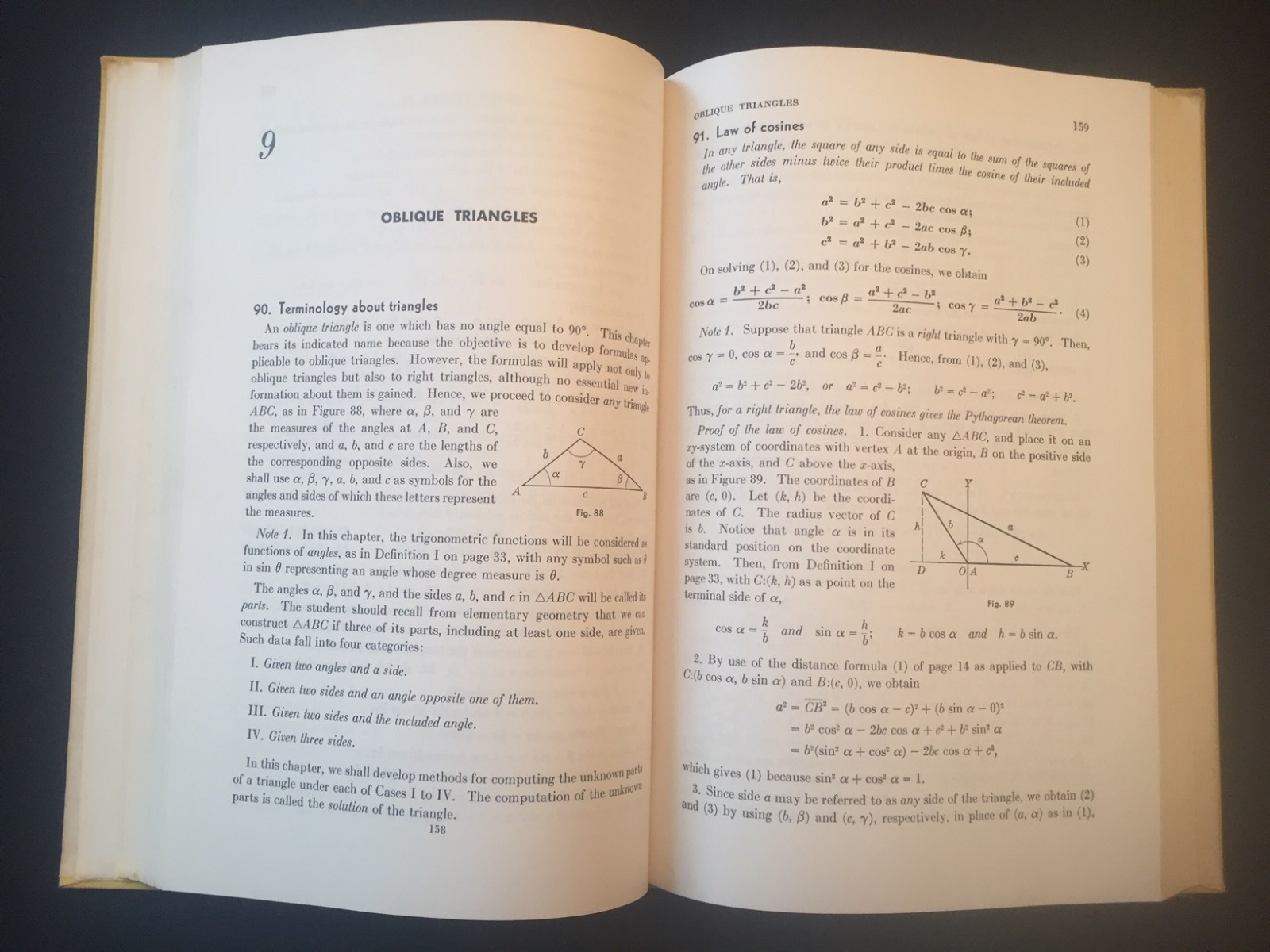 MODERN PLANE TRIGONOMETRY – William Hart – Hard Cover (c)1961 Heath and Company