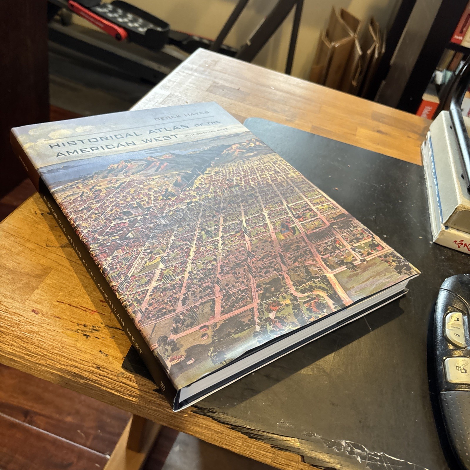 HISTORICAL ATLAS OF AMERICAN WEST ORIGINAL MAPS Derek Hayes 2009 hcdj 1st