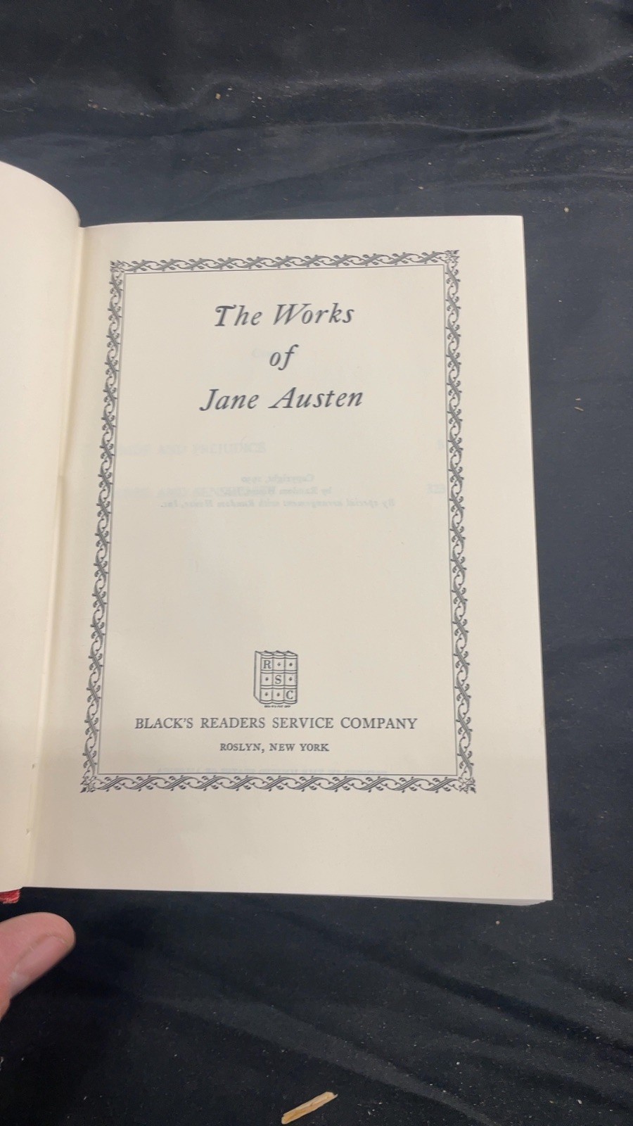 The Works of Jane Austen Jane Austen Hardcover 1950