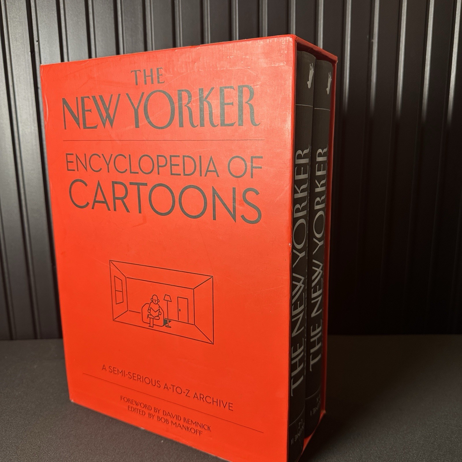 The New Yorker Encyclopedia Of Cartoons Vol 1 & 2 Set Hard Cover Books 2018 EUC