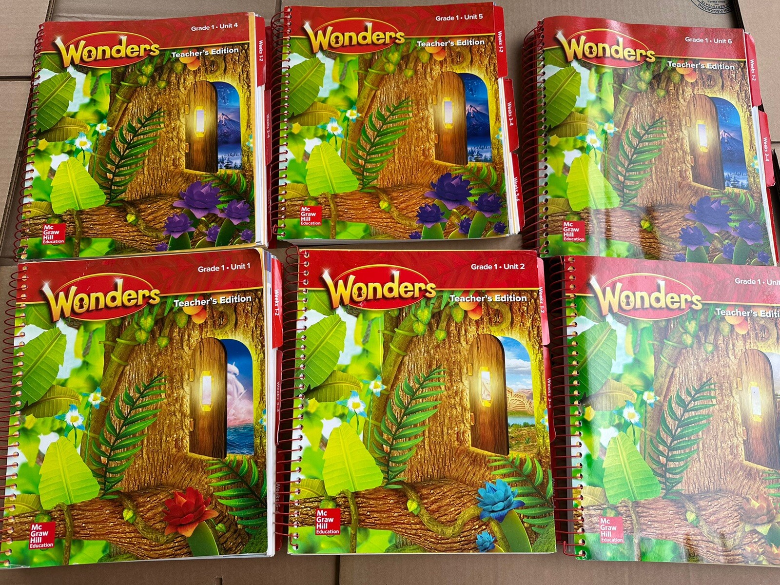Wonders Grade 1 National Teacher’s Edition by McGraw Hill – Good Condition