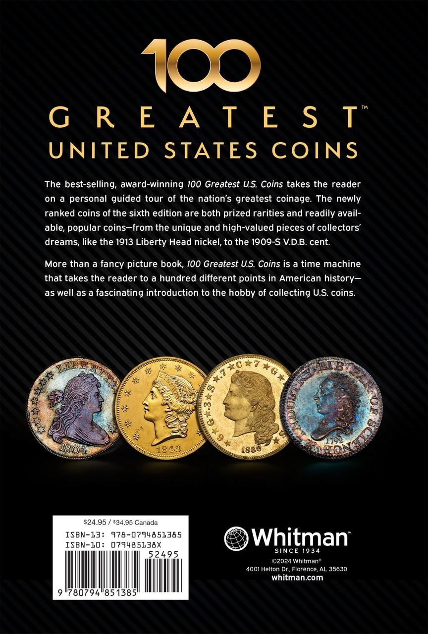 New 100 Greatest Modern US Coins New 6th Edition 6×9″ Coin Collector Gift