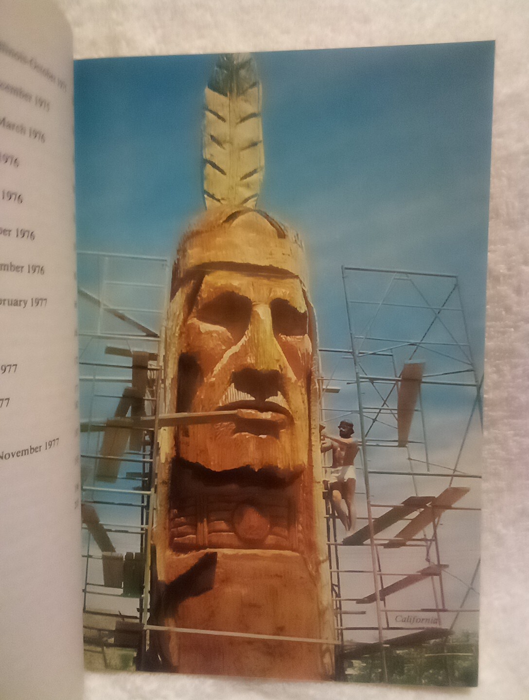 Indian Giver by Peter Wolf Toth Native American Wood Sculptures 1984 PB Signed