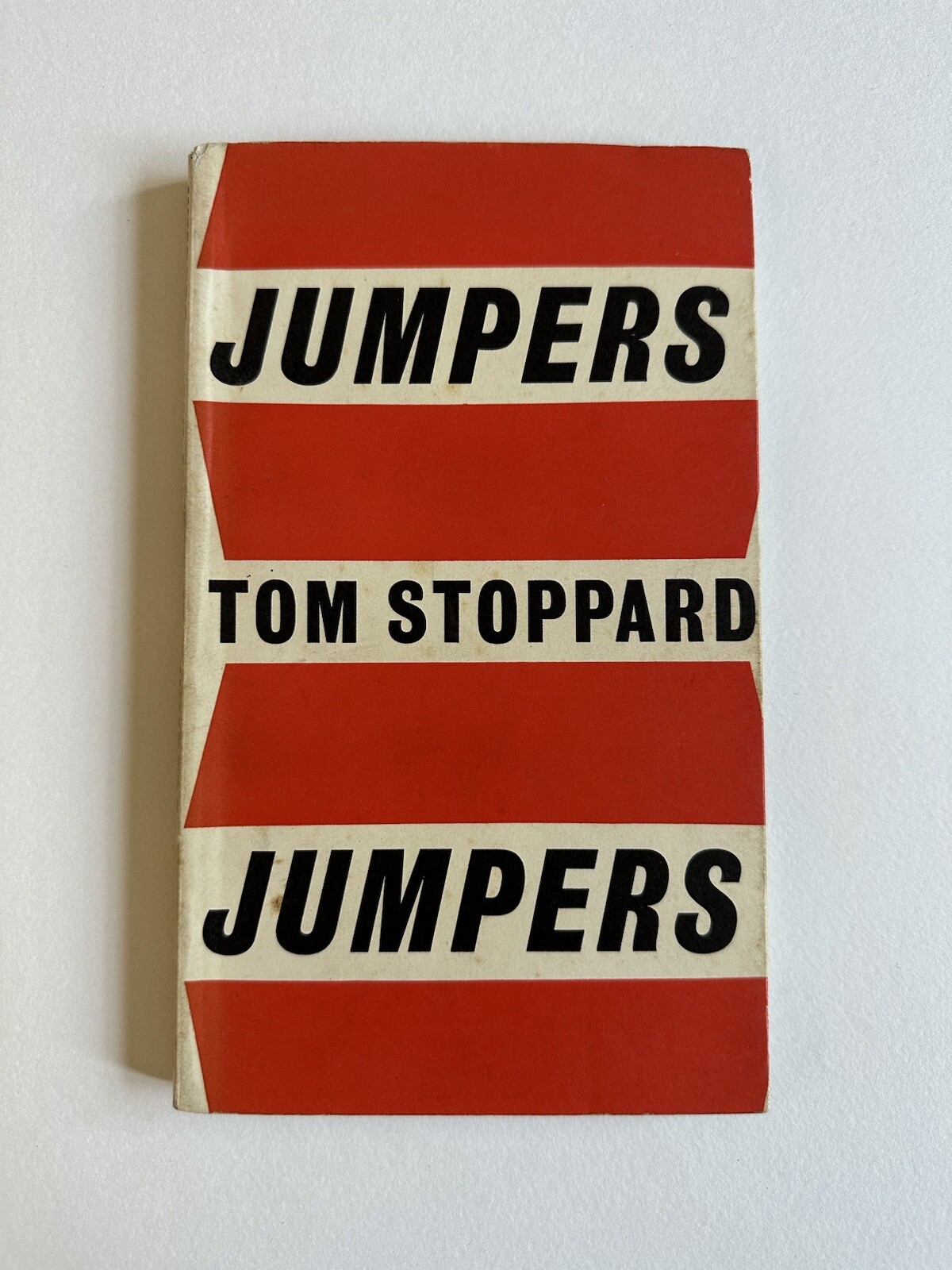 Jumpers, Tom Stoppard. 1972 1st Edition. Softcover Wraps. Poetry