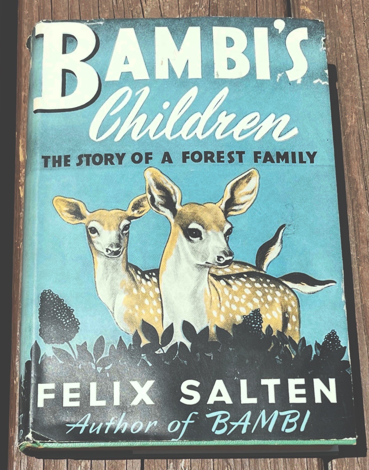 Vintage Bambi’s Children 1939 Book Felix Salten Grosset Dunlap Bobbs-Merrill HB
