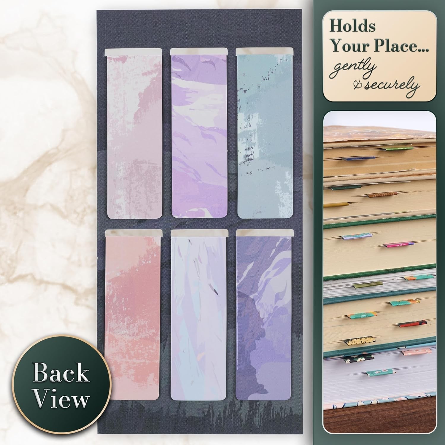 Beloved Scripture Magnetic Bookmarks – Set of 6, 2.3” x 0.8” in Pastel Colors