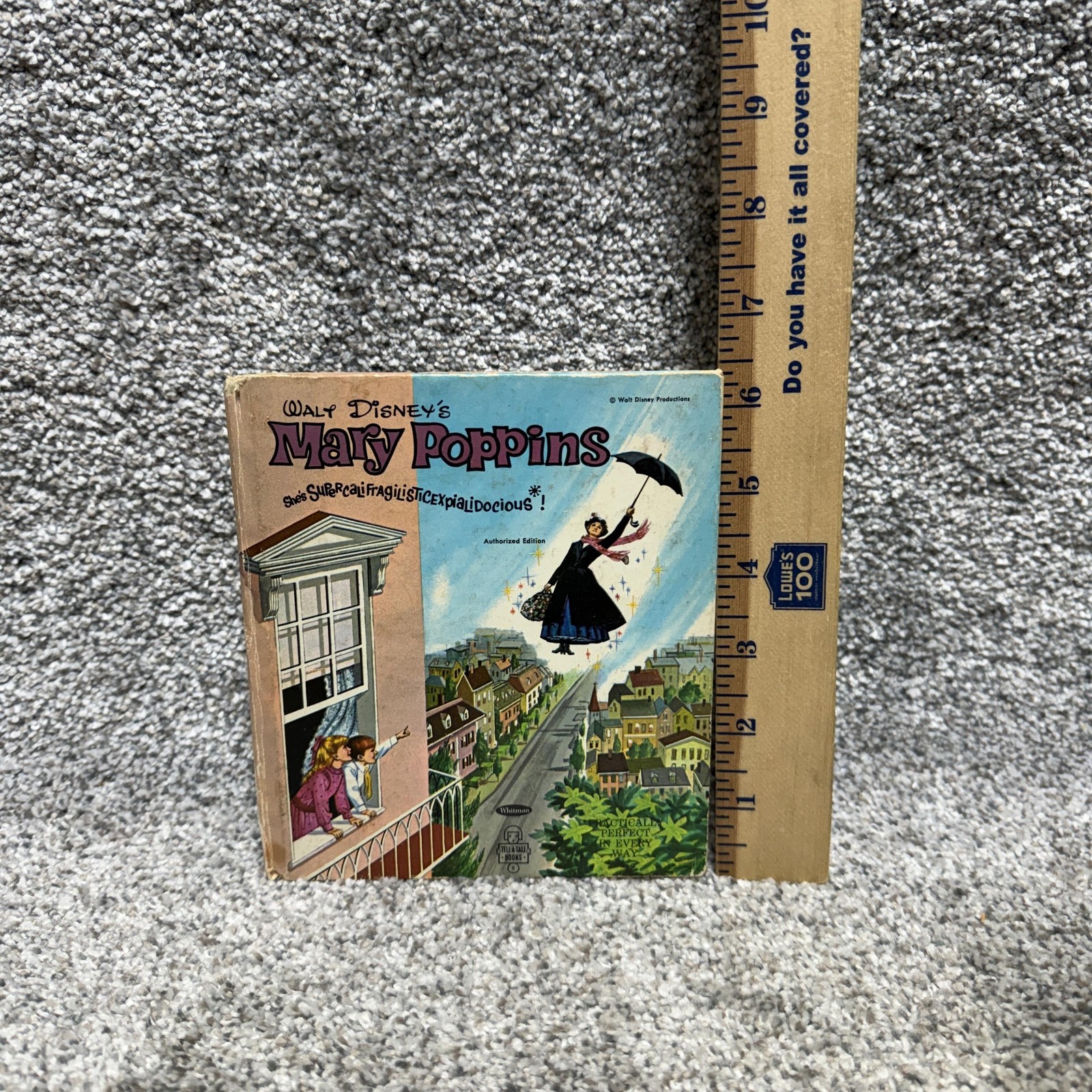 Vintage 1964 Walt Disney Mary Poppins Tell A Tale Whitman Authorized Edition